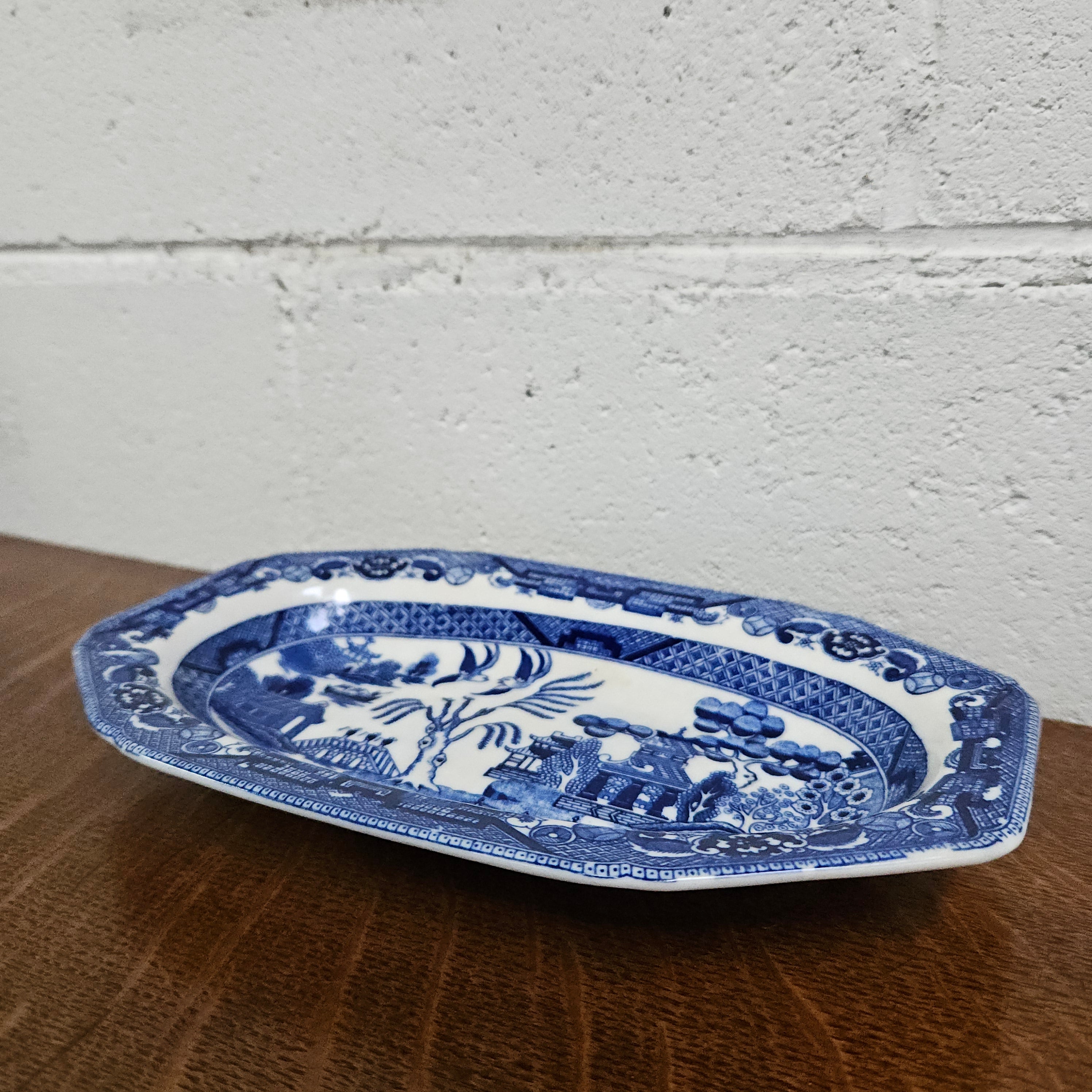 Vintage Willow Style Dish | Antique & Vintage | Moonee Ponds Antiques | Australia Wide Delivery