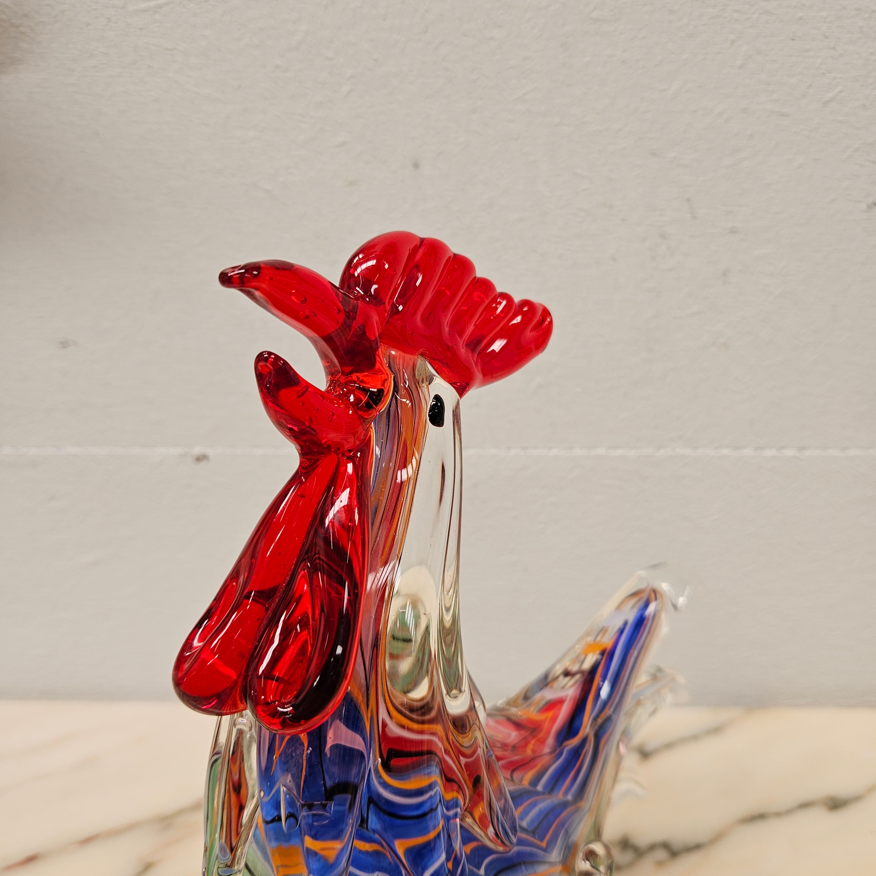 Vintage Art Glass Rooster | Antique & Vintage | Moonee Ponds Antiques | Australia Wide