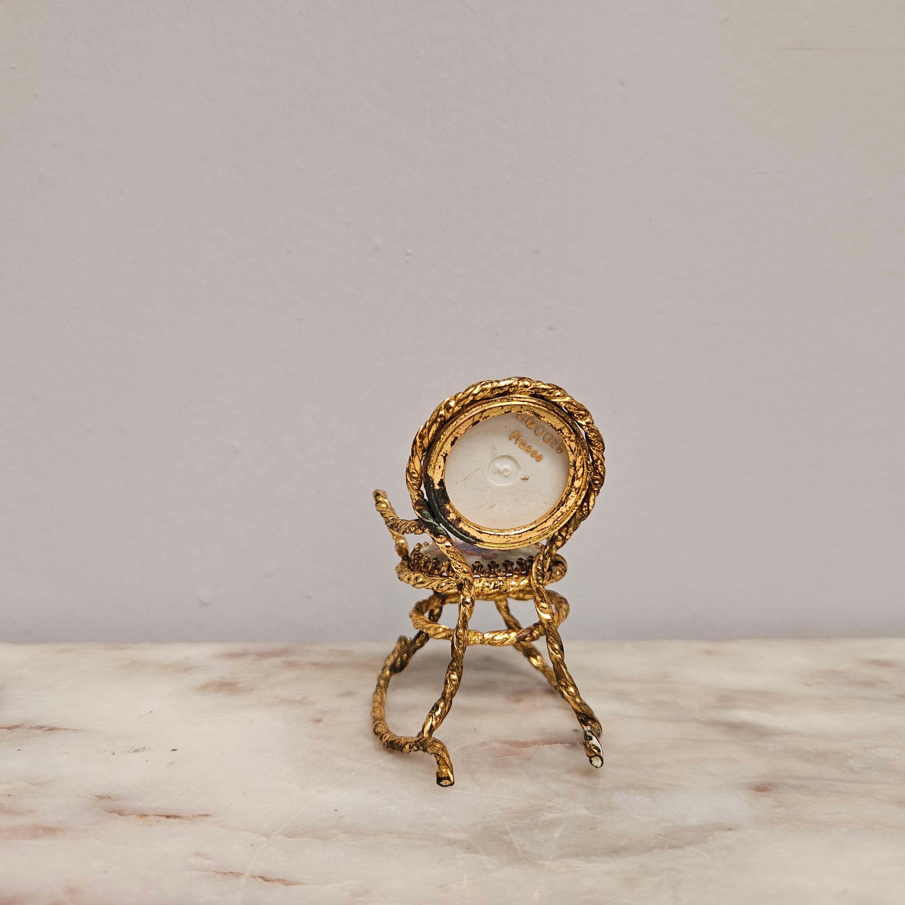 Vintage Limoges Miniature Chair | Antique & Vintage | Moonee Ponds Antiques | Australia Wide Delivery