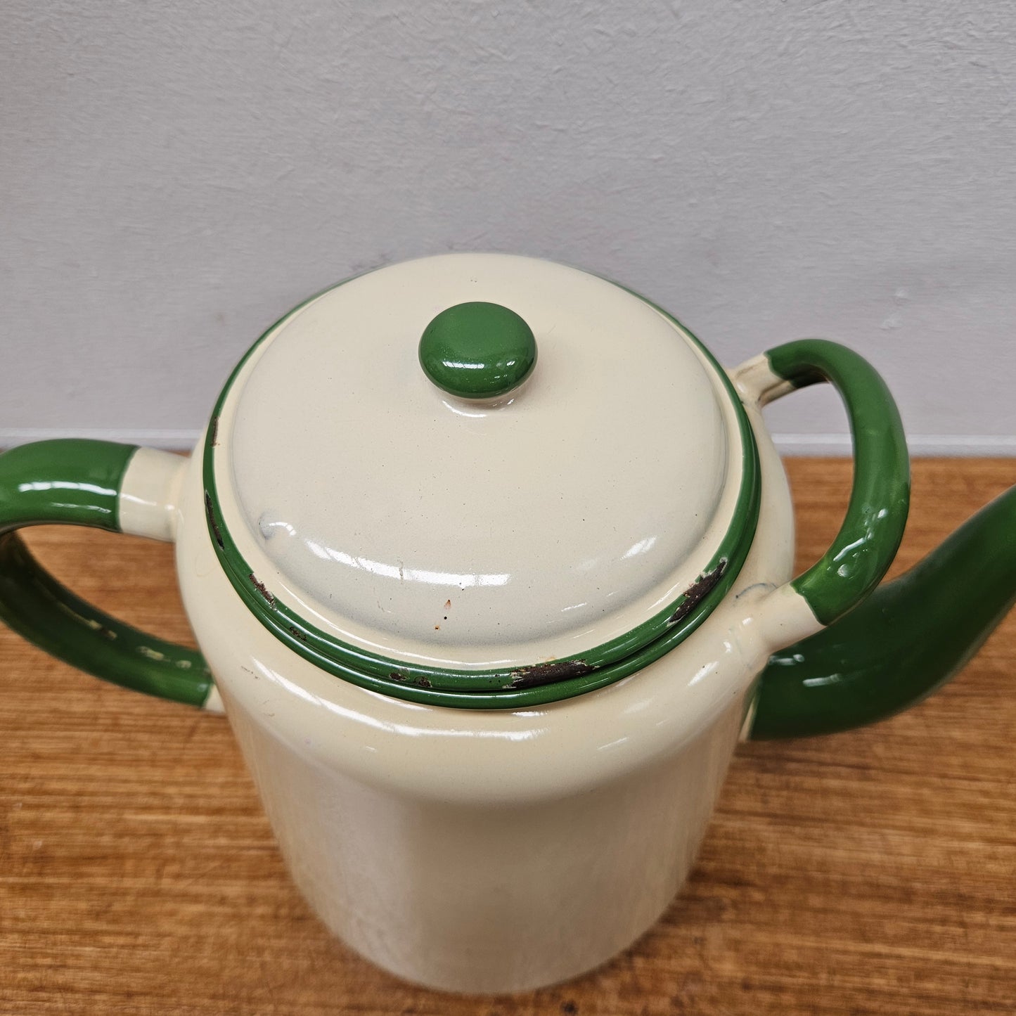 Vintage Enamel Teapot