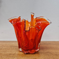 Mid Century Amberina Art Glass Vase | Antique & Vintage | Moonee Ponds Antiques | Australia Wide Delivery