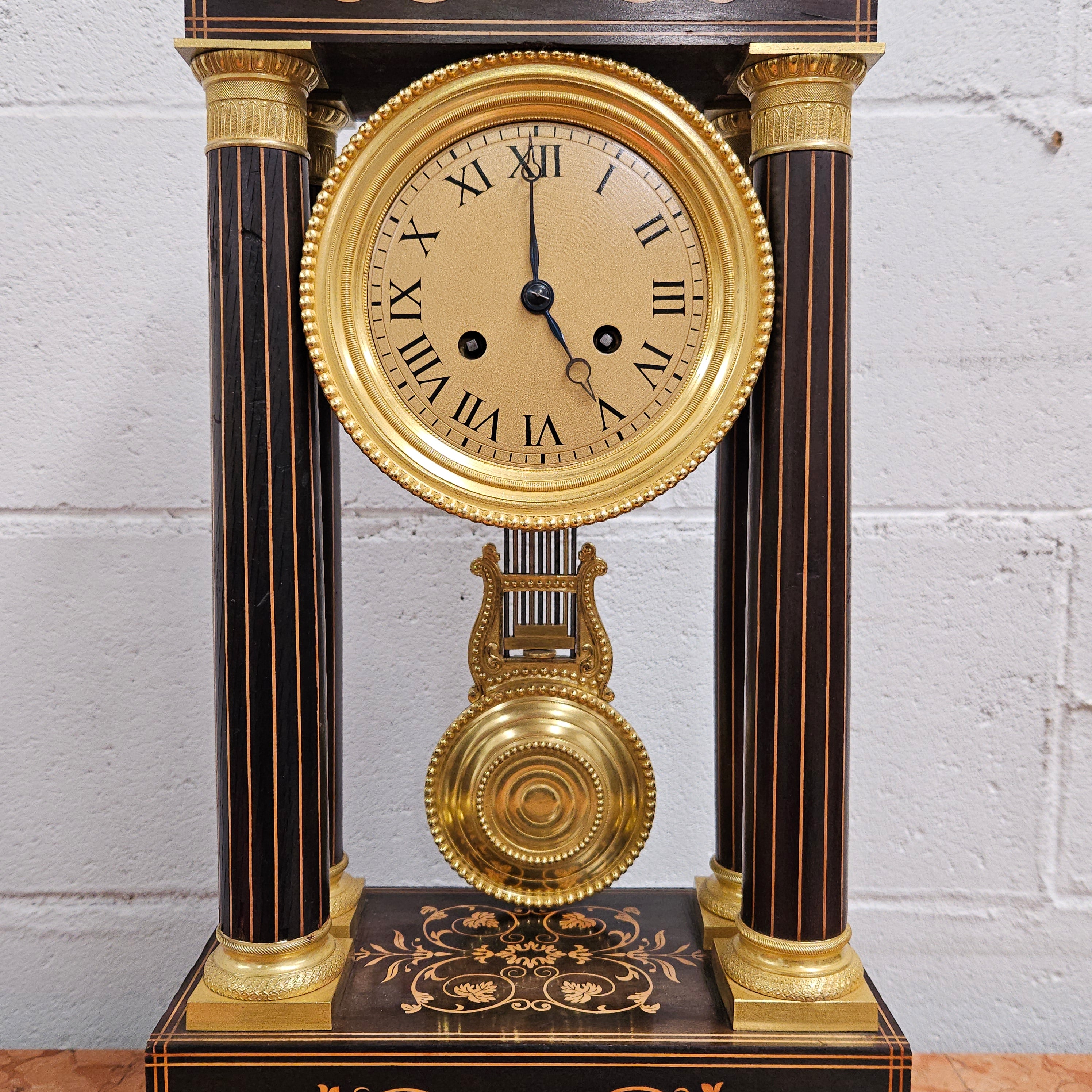 Early 19th Century Charles X Portico Clock | Antique & Vintage | Moonee Ponds Antiques | Australia Wide Delivery