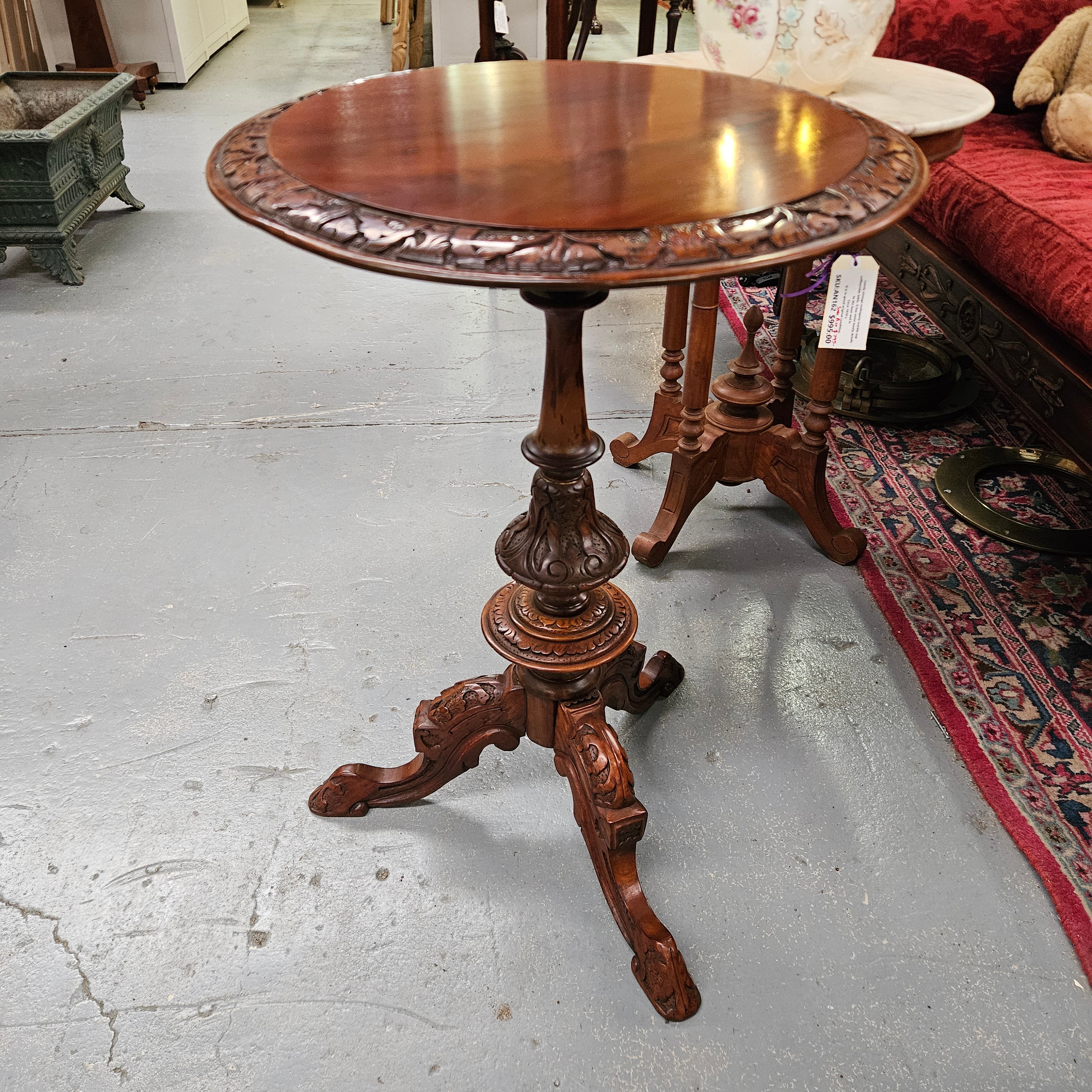 Antique Victorian Mahogany Occasional/Wine Table | Antique & Vintage | Moonee Ponds Antiques | Australia Wide Delivery