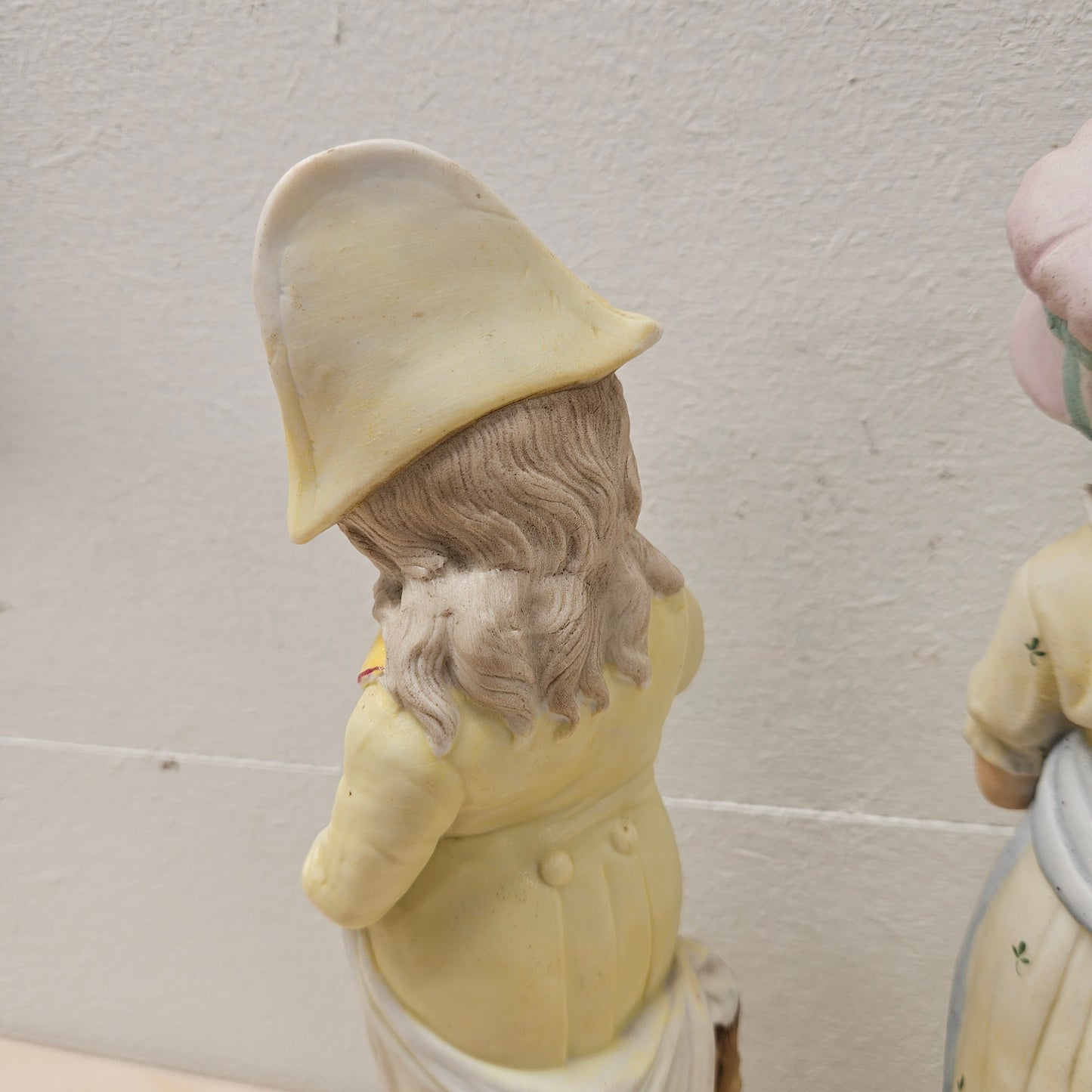Pair Of Victorian Bisque Figures