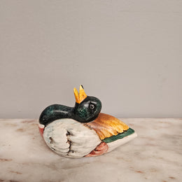Vintage Duck Ornament Statue