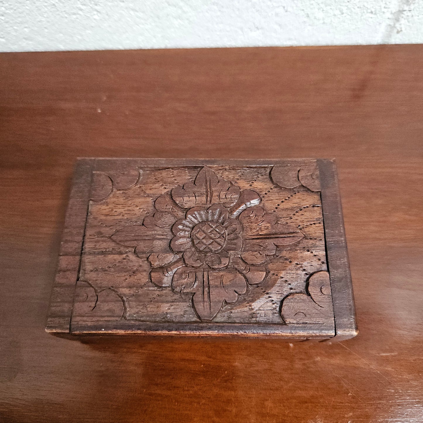 Vintage Hand Carved Box