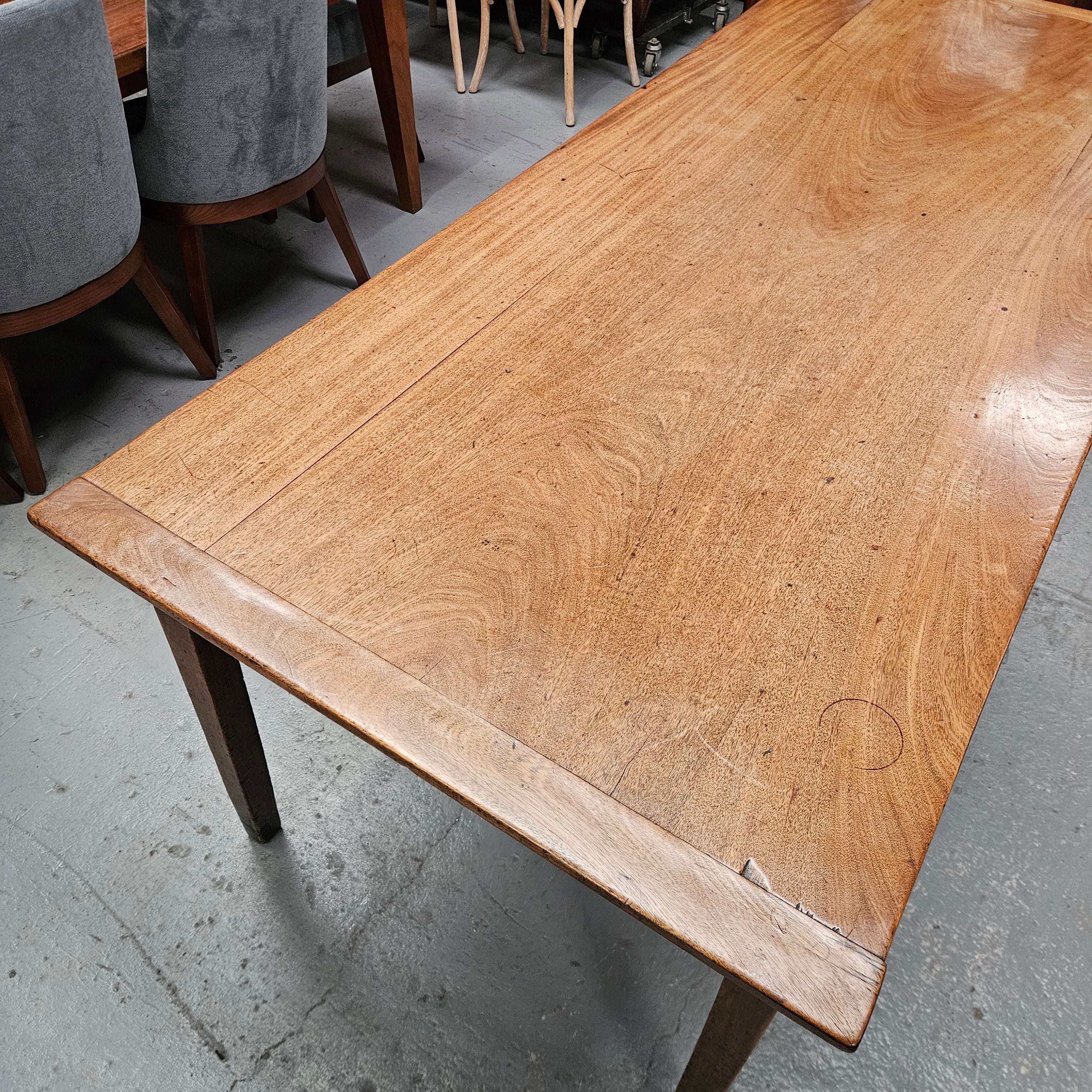 Rare Mahogany French Farmhouse Style Table C1780