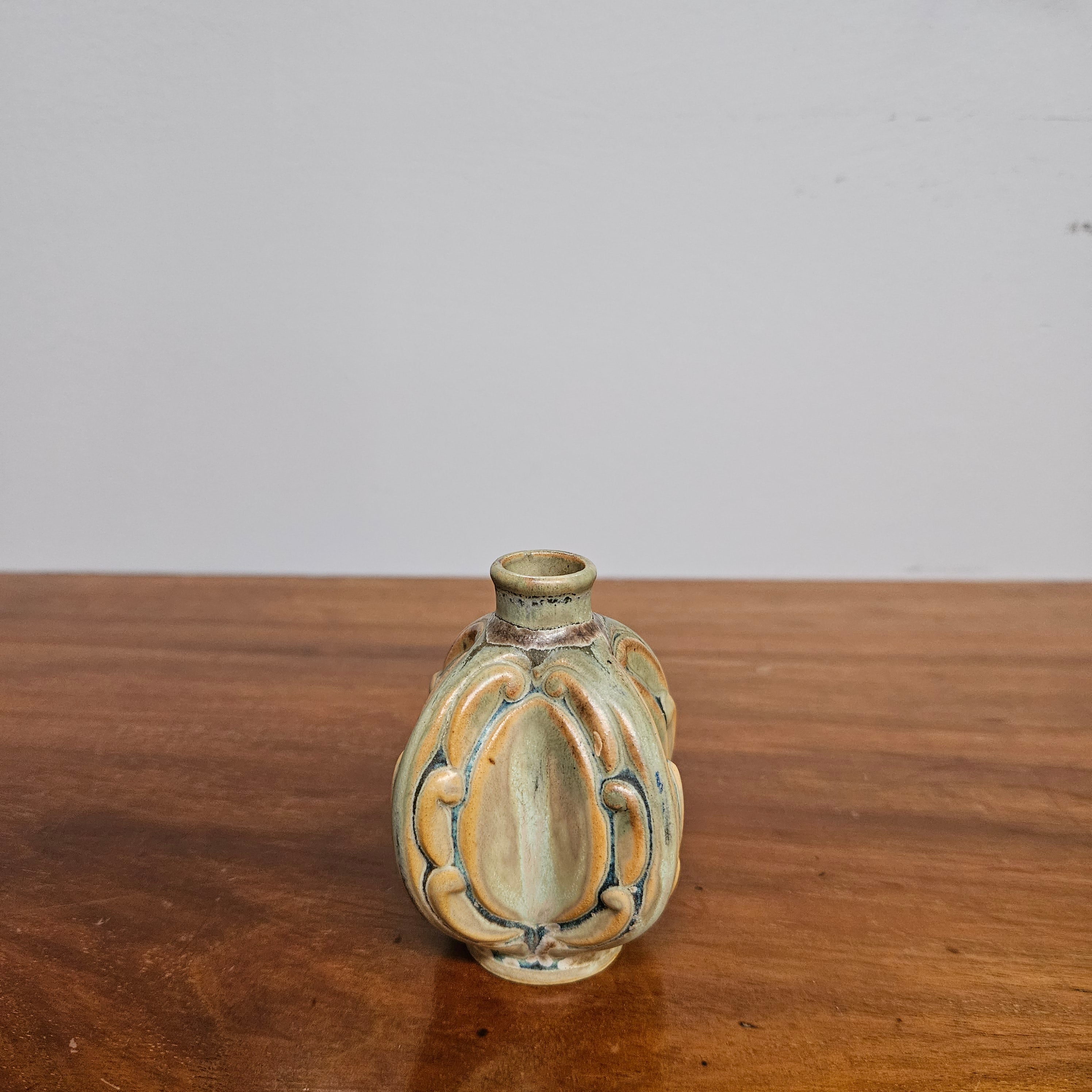 Rare Art Nouveau Denbac Pottery Vase