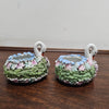 Set of 2 Elfinware Mossware Holders | Antique & Vintage | Moonee Ponds Antiques | Australia Wide Delivery