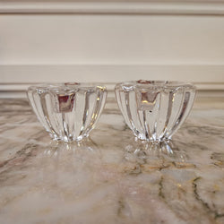 Pair of Orrefors Candle Holders | Antique & Vintage | Moonee Ponds Antiques | Australia Wide Delivery