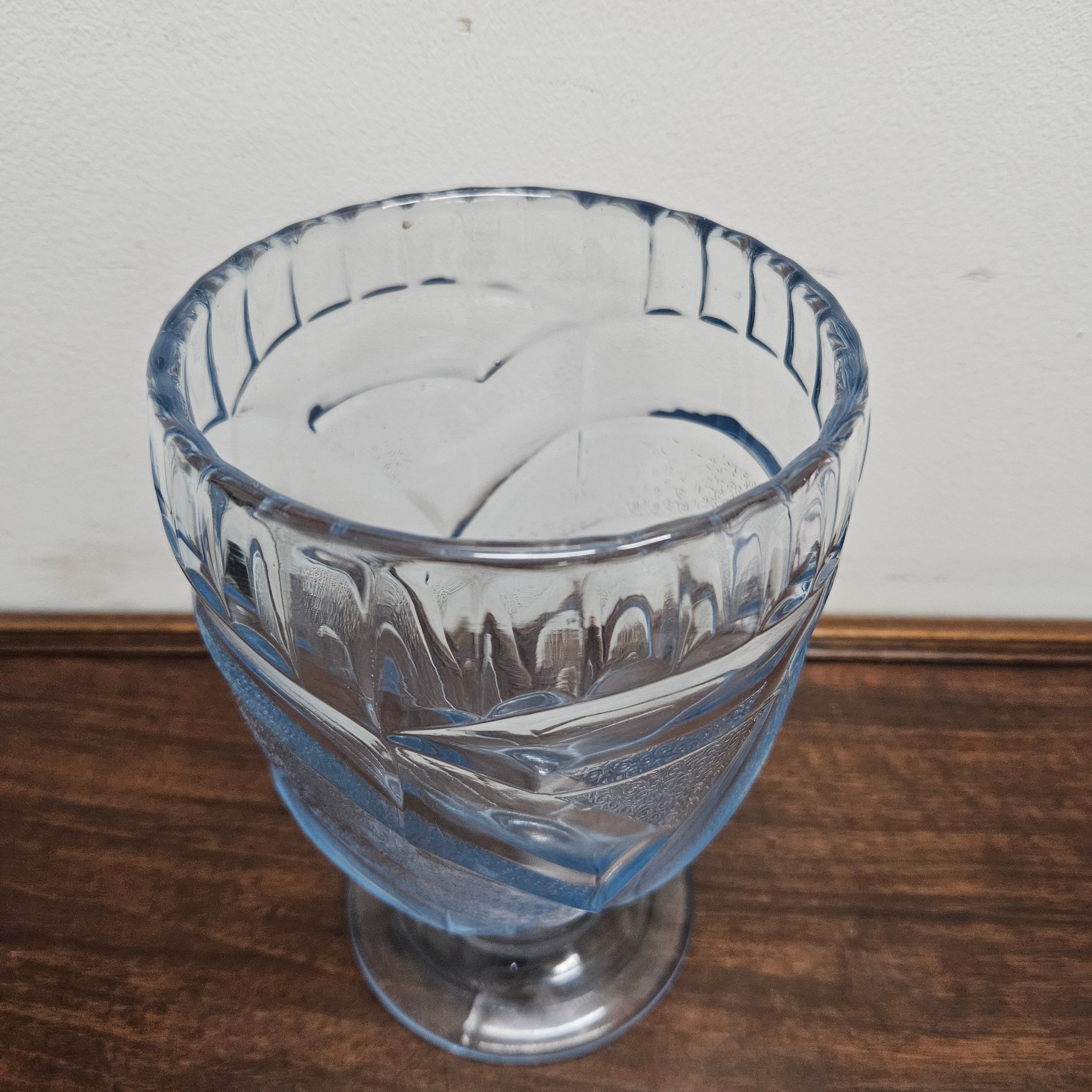 Art Deco Blue Glass Vase | Antique & Vintage | Moonee Ponds Antiques | Australia Wide
