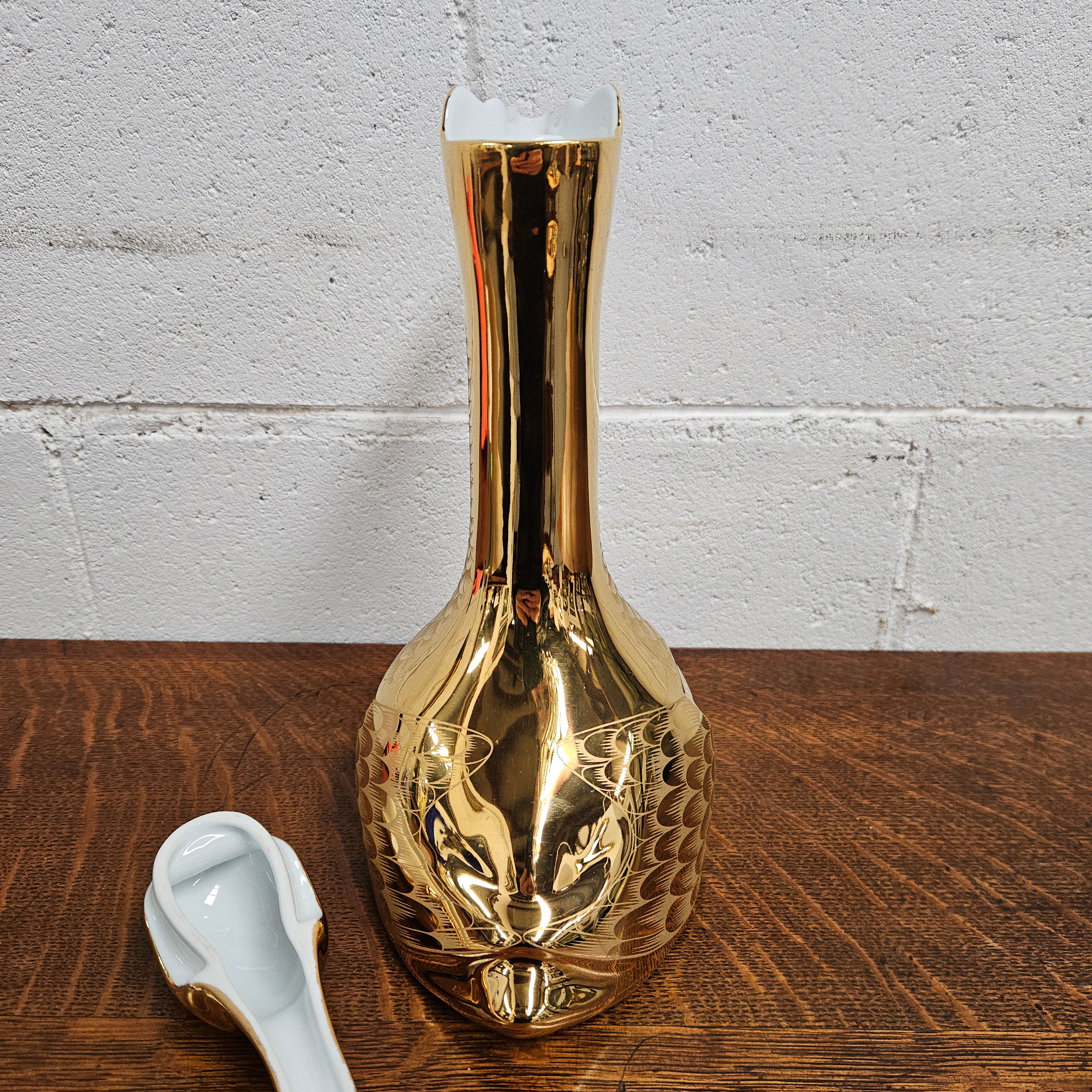 Limoges Chabot Porcelain Geese Bottle | Antique & Vintage | Moonee Ponds Antiques | Australia Wide Delivery
