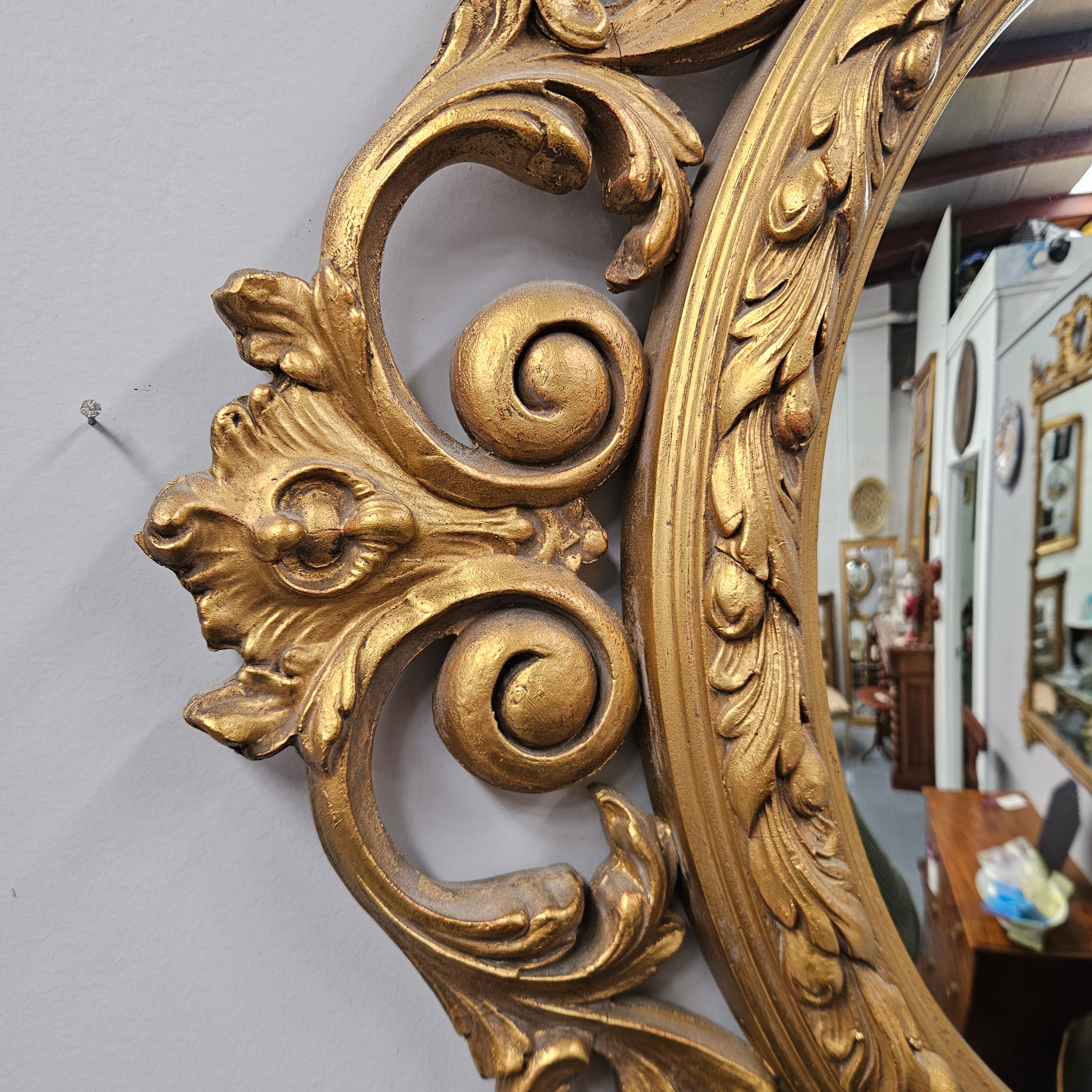 French Gilded Convex Mirror | Antique & Vintage | Moonee Ponds Antiques | Australia Wide Delivery