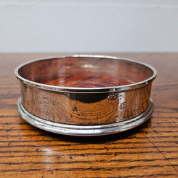 Vintage London Silver Wine Coaster