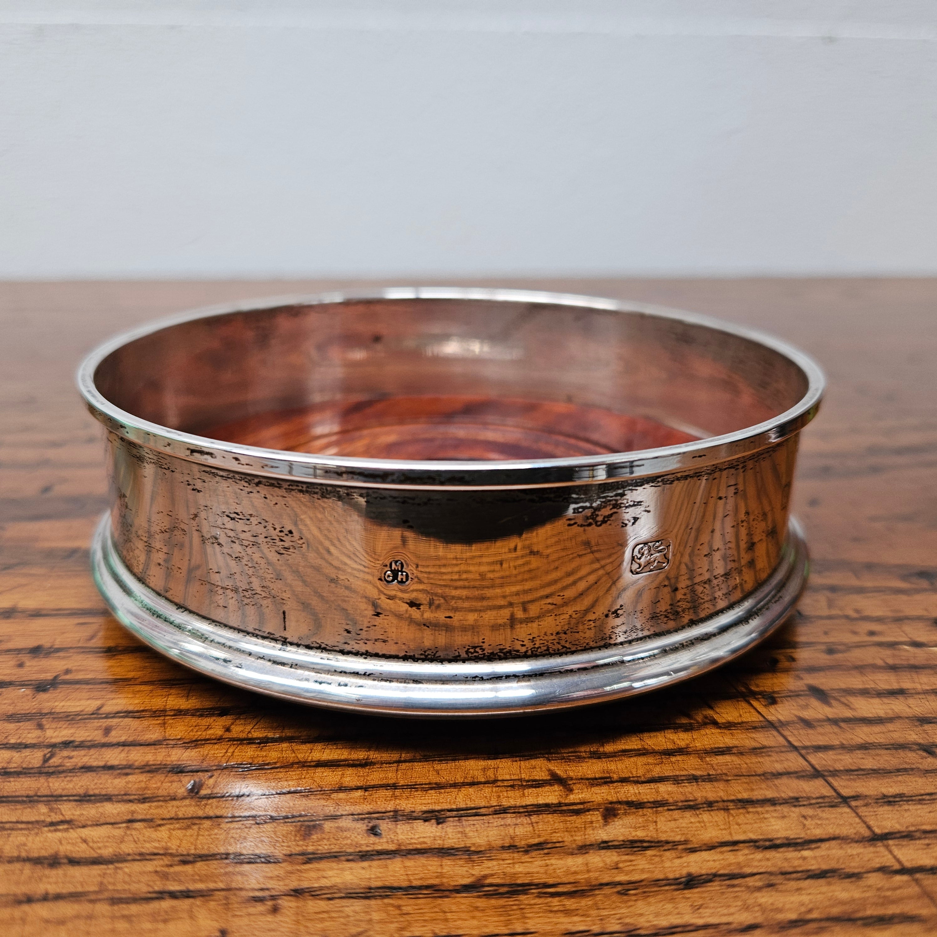 Vintage London Silver Wine Coaster | Antique & Vintage | Moonee Ponds Antiques | Australia Wide Delivery