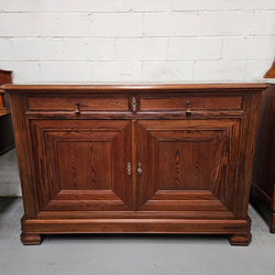 Stunning Early 19 Century French Pitch Pine Buffet