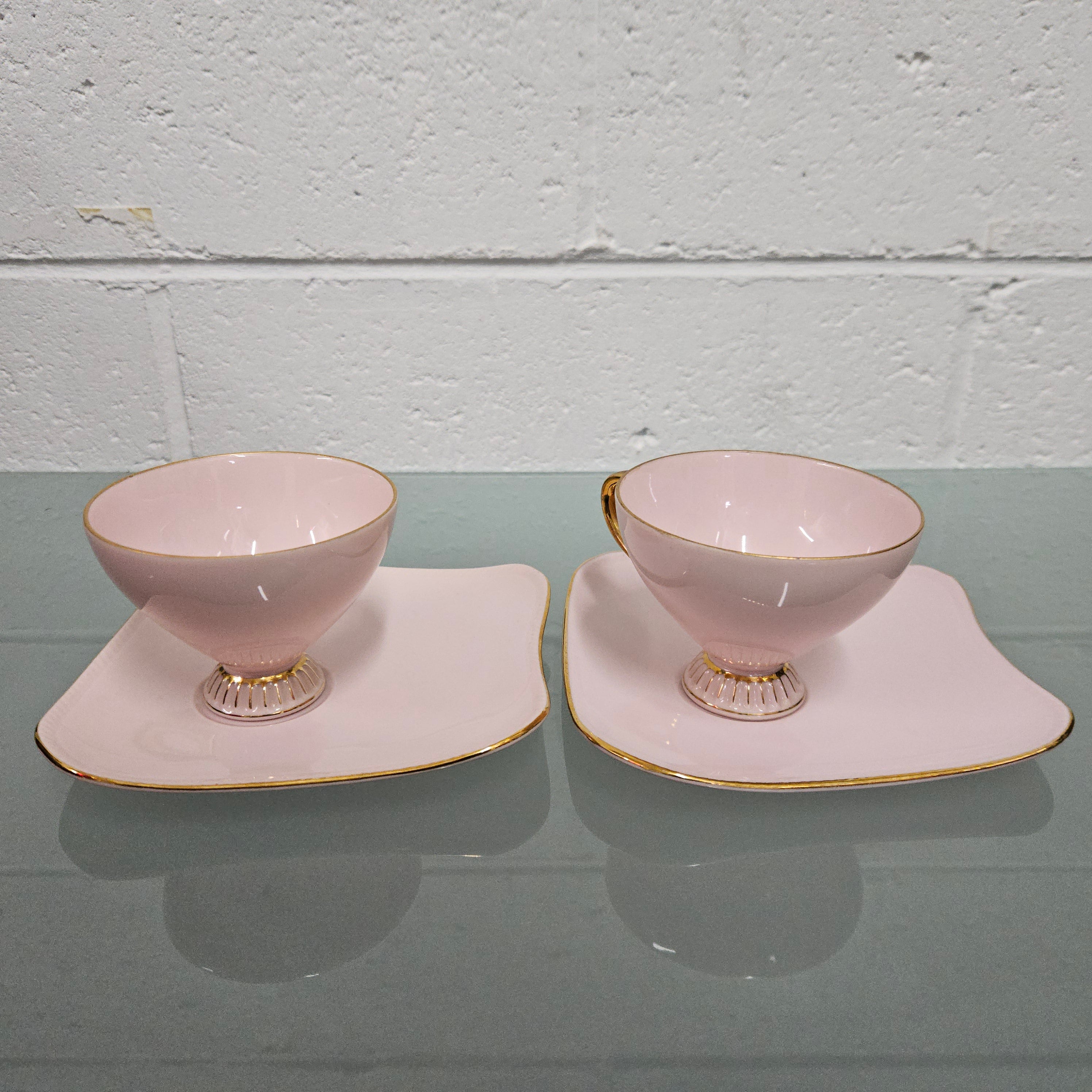 Set of Two West Minster Mid Century Cup & Saucers | Antique & Vintage | Moonee Ponds Antiques | Australia Wide Delivery