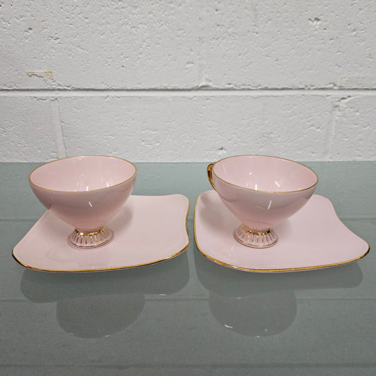 Set of Two West Minster Mid Century Cup & Saucers