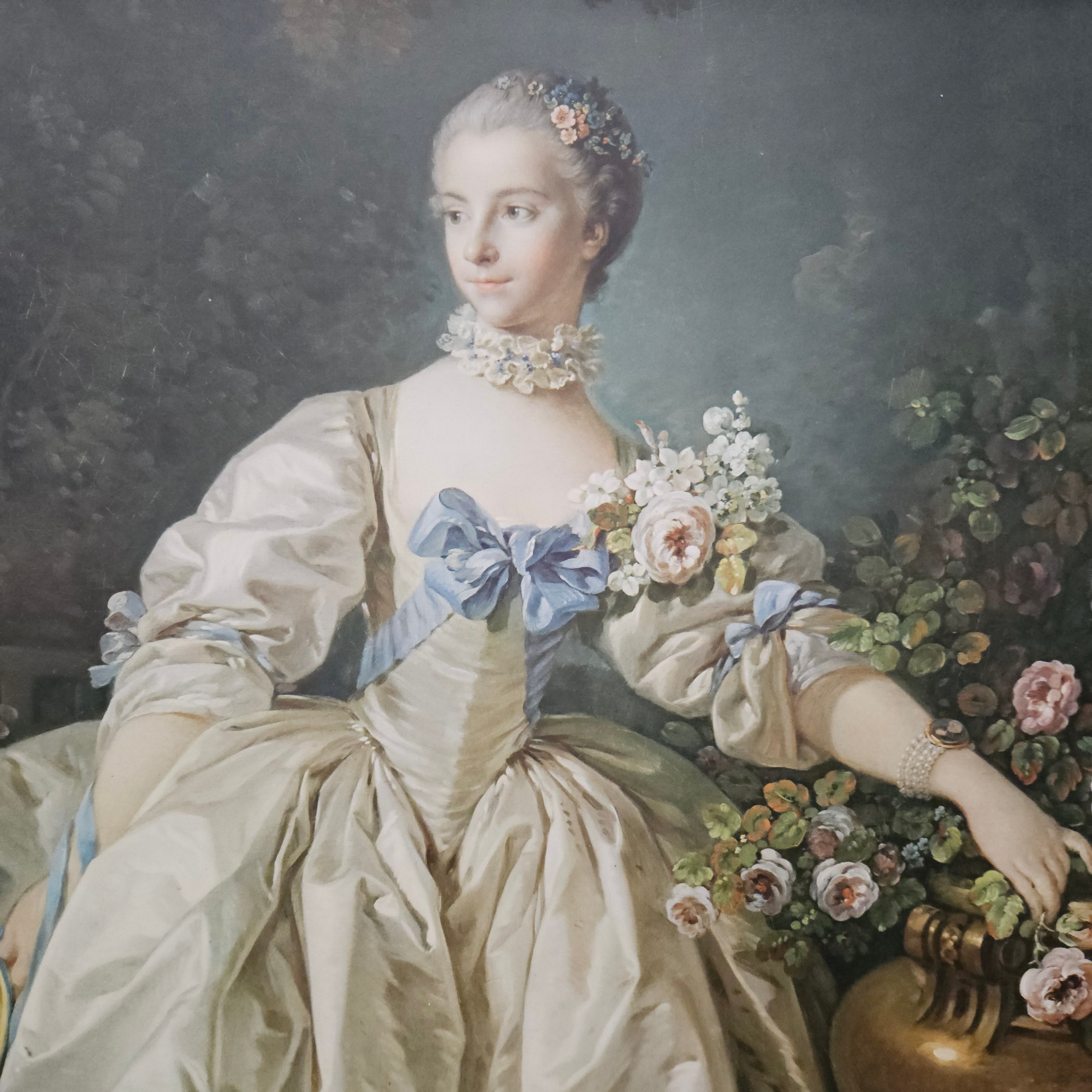 Decorative Framed Madame Bergeret Print | Antique & Vintage | Moonee Ponds Antiques | Australia Wide Delivery