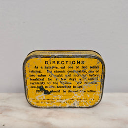 Vintage Australian Made "Figsen" Lolly Laxative Tin