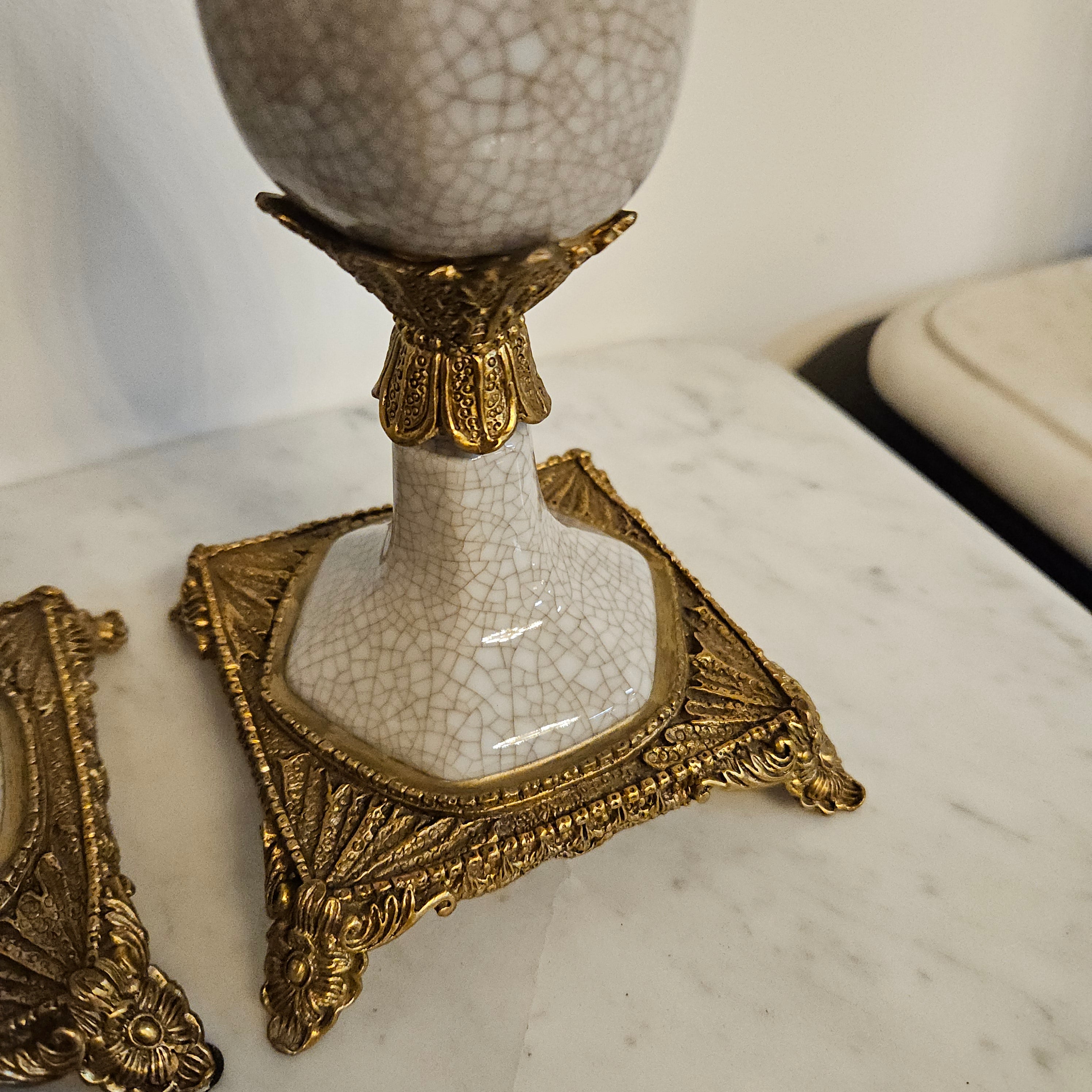 Pair of Vintage Decorative Candle Holders