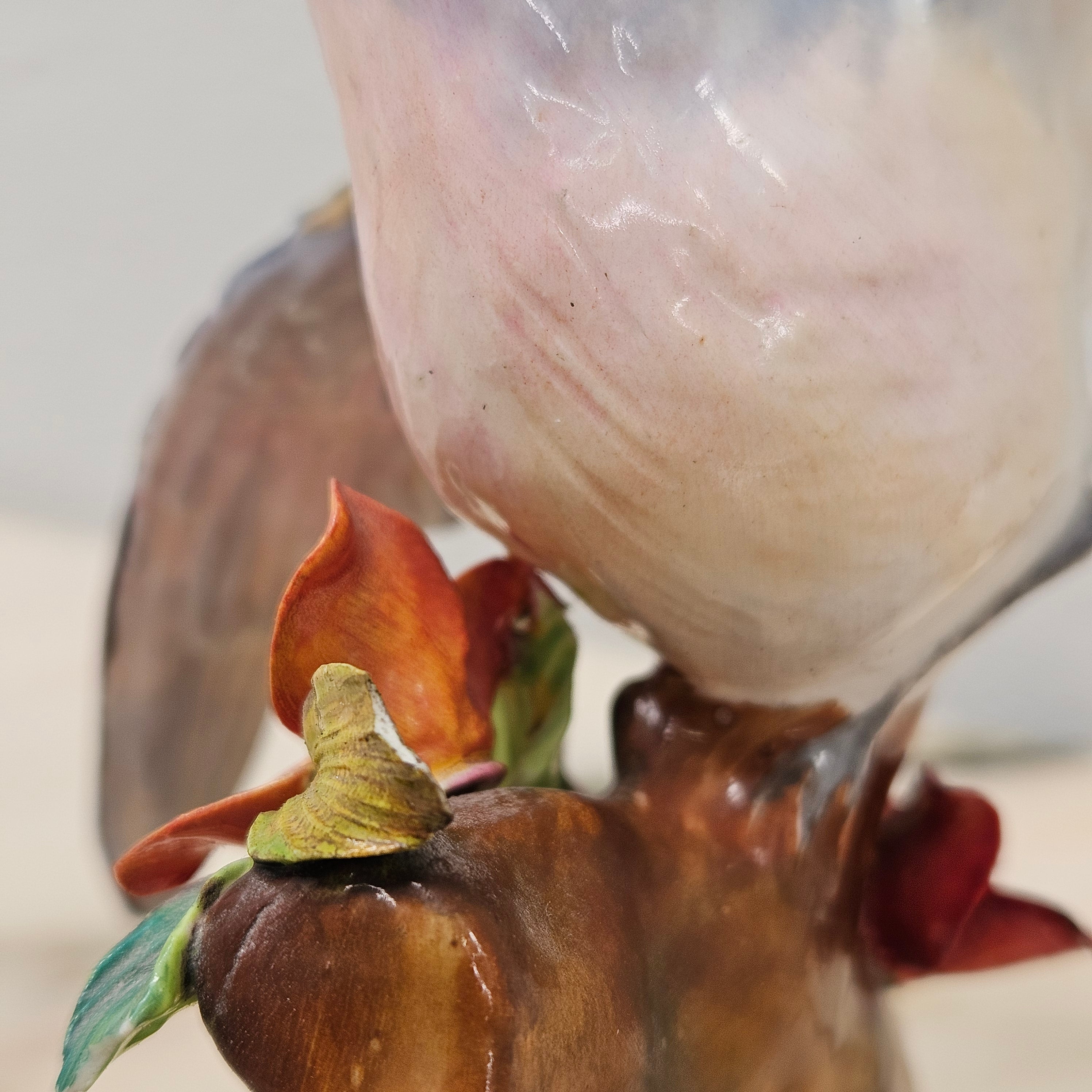 Crown Staffordshire Bird Figurine Signed J T Jones. | Antique & Vintage | Moonee Ponds Antiques | Australia Wide Delivery