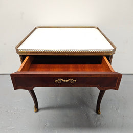 Louis XV Style Marble Top Coffee Table