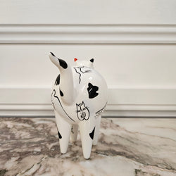 Vintage Villery & Boch Whimsical Porcelain Cat Figure | Antique & Vintage | Moonee Ponds Antiques | Australia Wide Delivery