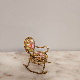 Vintage Limoges Miniature Chair