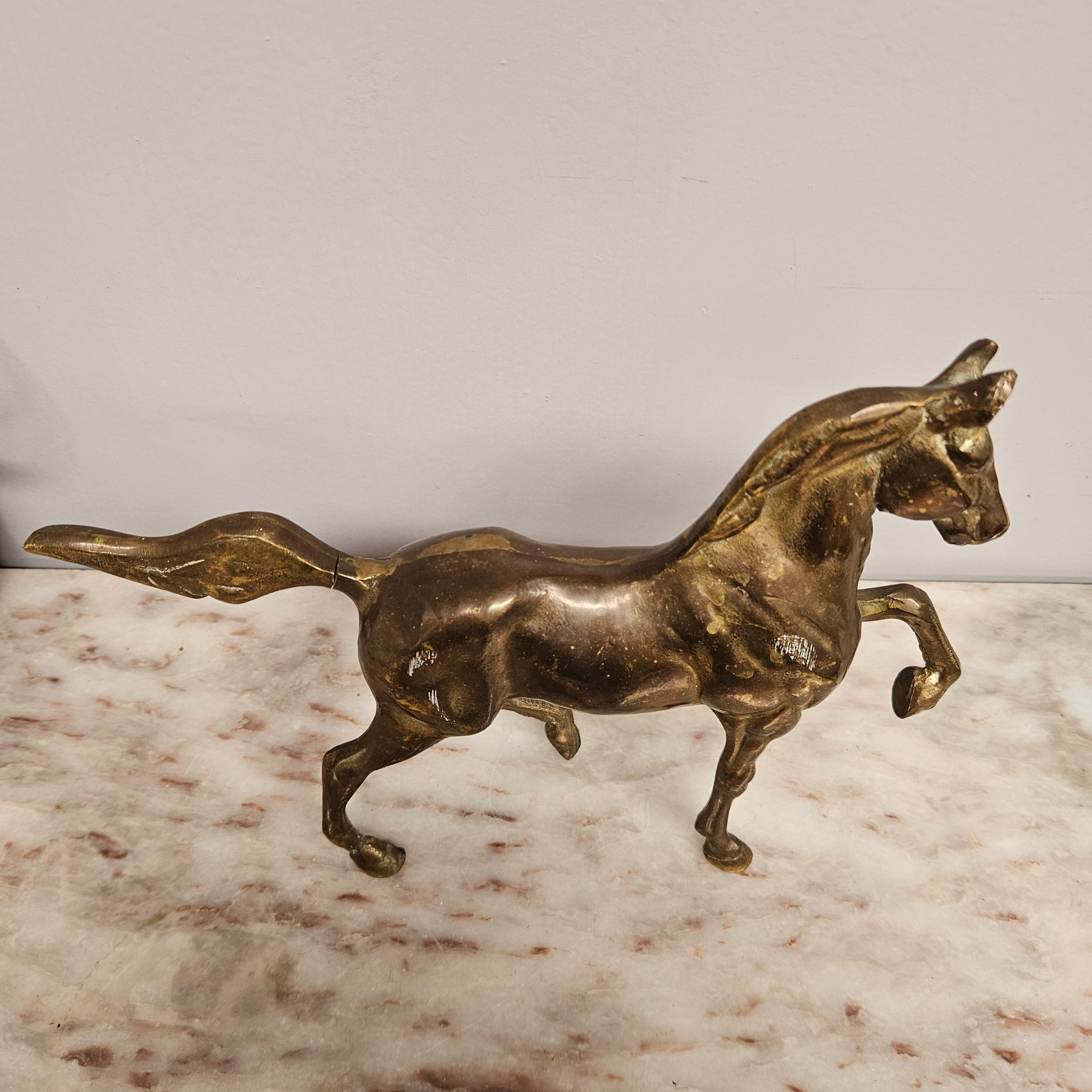 Vintage Bronze Prancing Horse | Antique & Vintage | Moonee Ponds Antiques | Australia Wide Delivery