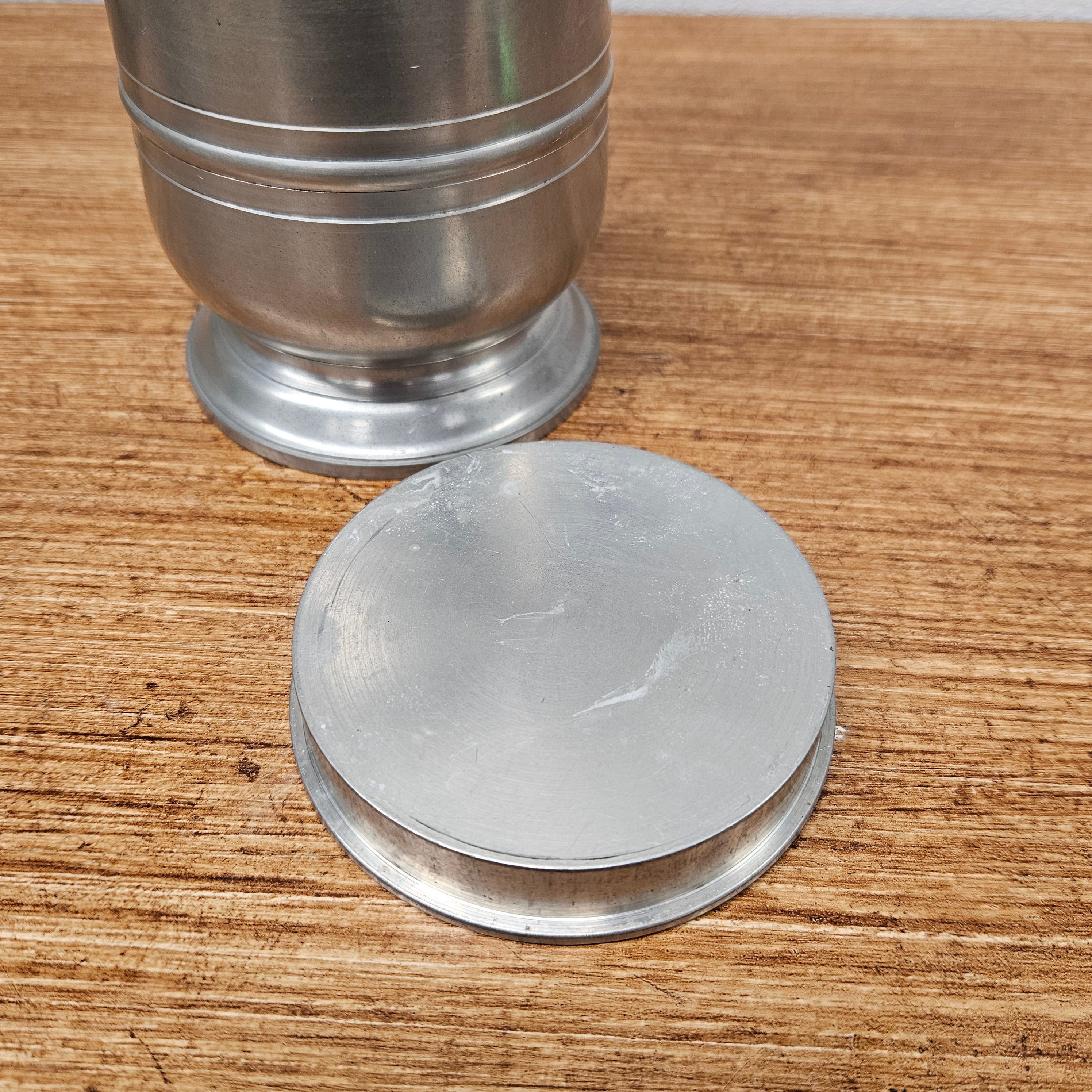 Rare Dunhill Tobacco Storage Pewter | Antique & Vintage | Moonee Ponds Antiques | Australia Wide Delivery