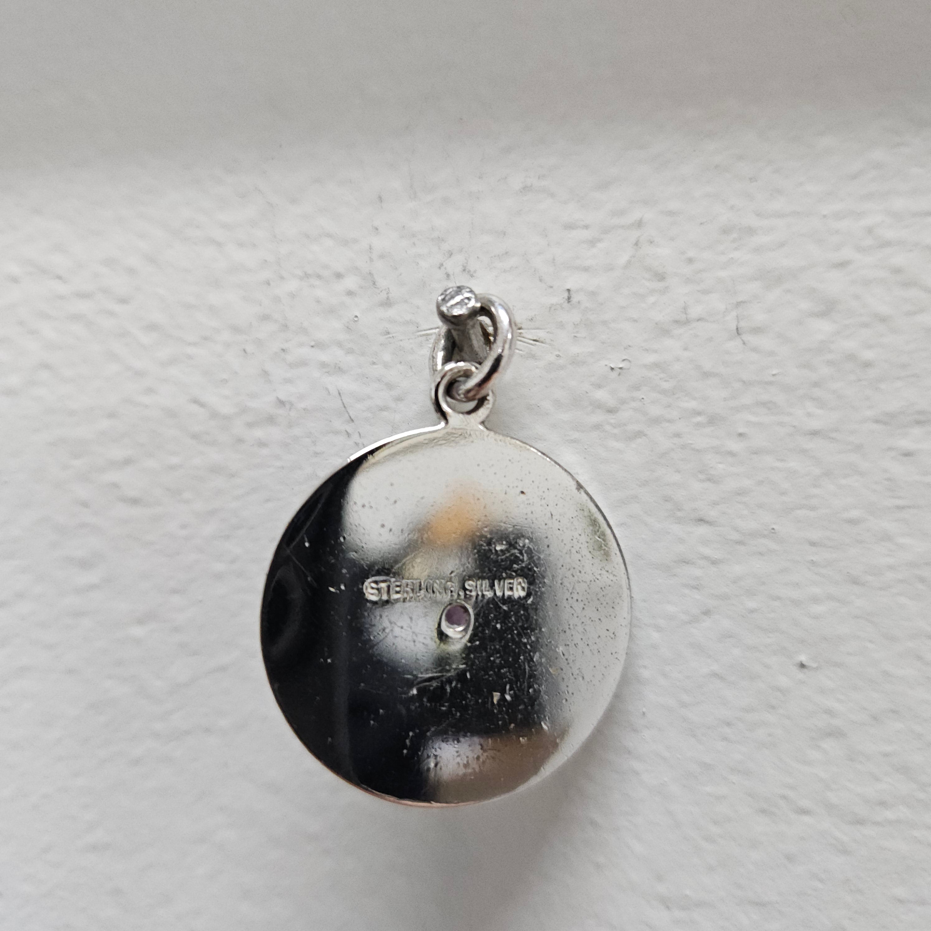 Sterling Silver And Amethyst Pendant | Antique & Vintage | Moonee Ponds Antiques | Australia Wide Delivery
