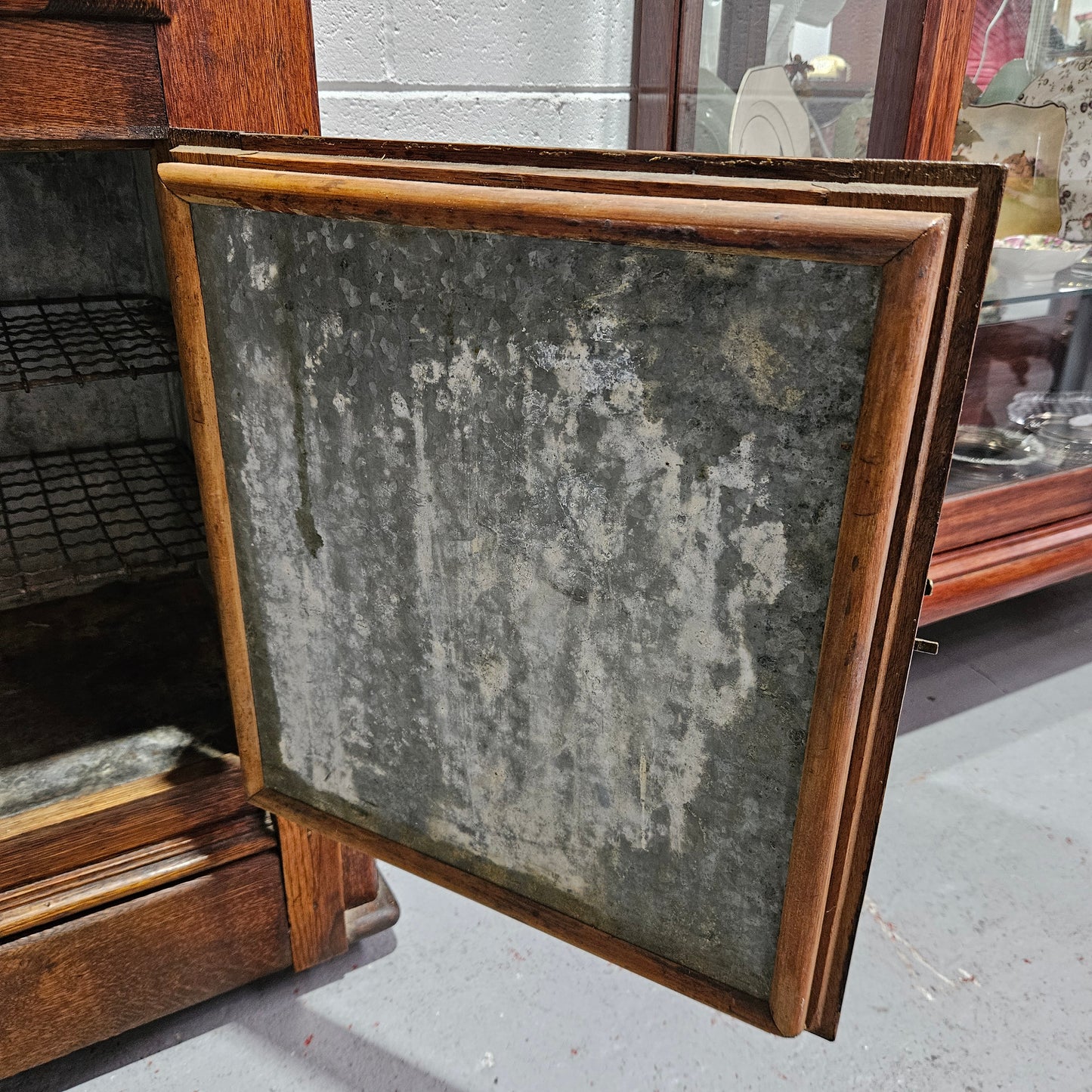 Vintage Oak Ice Chest