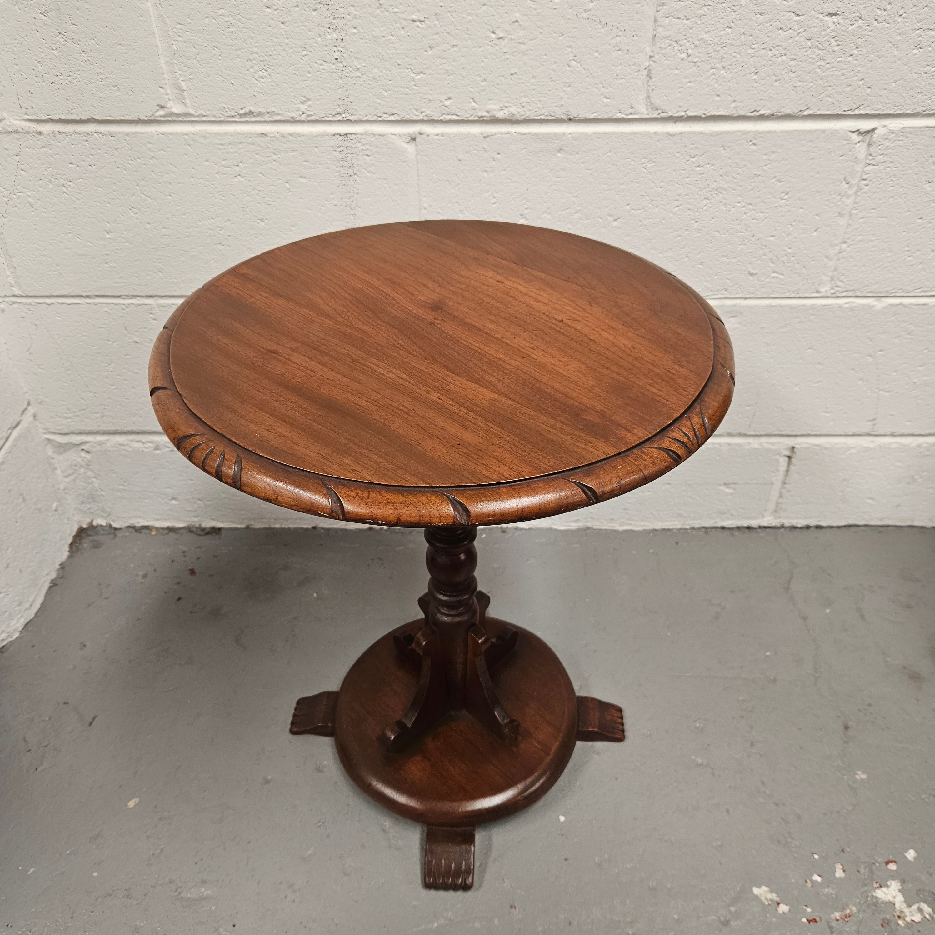 Charming Cedar Side Table | Antique & Vintage | Moonee Ponds Antiques | Australia Wide Delivery