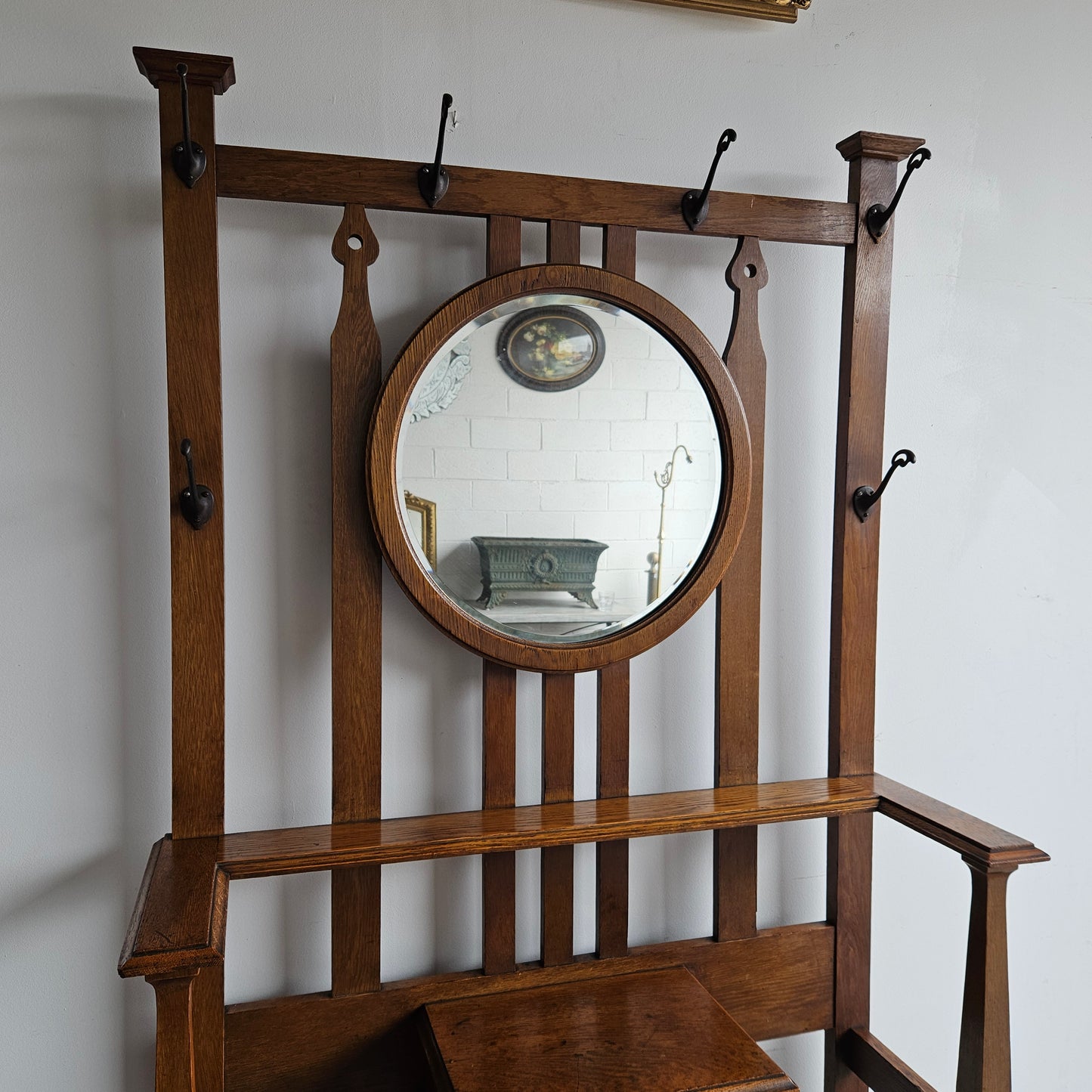 Stunning Arts & Crafts Hallstand