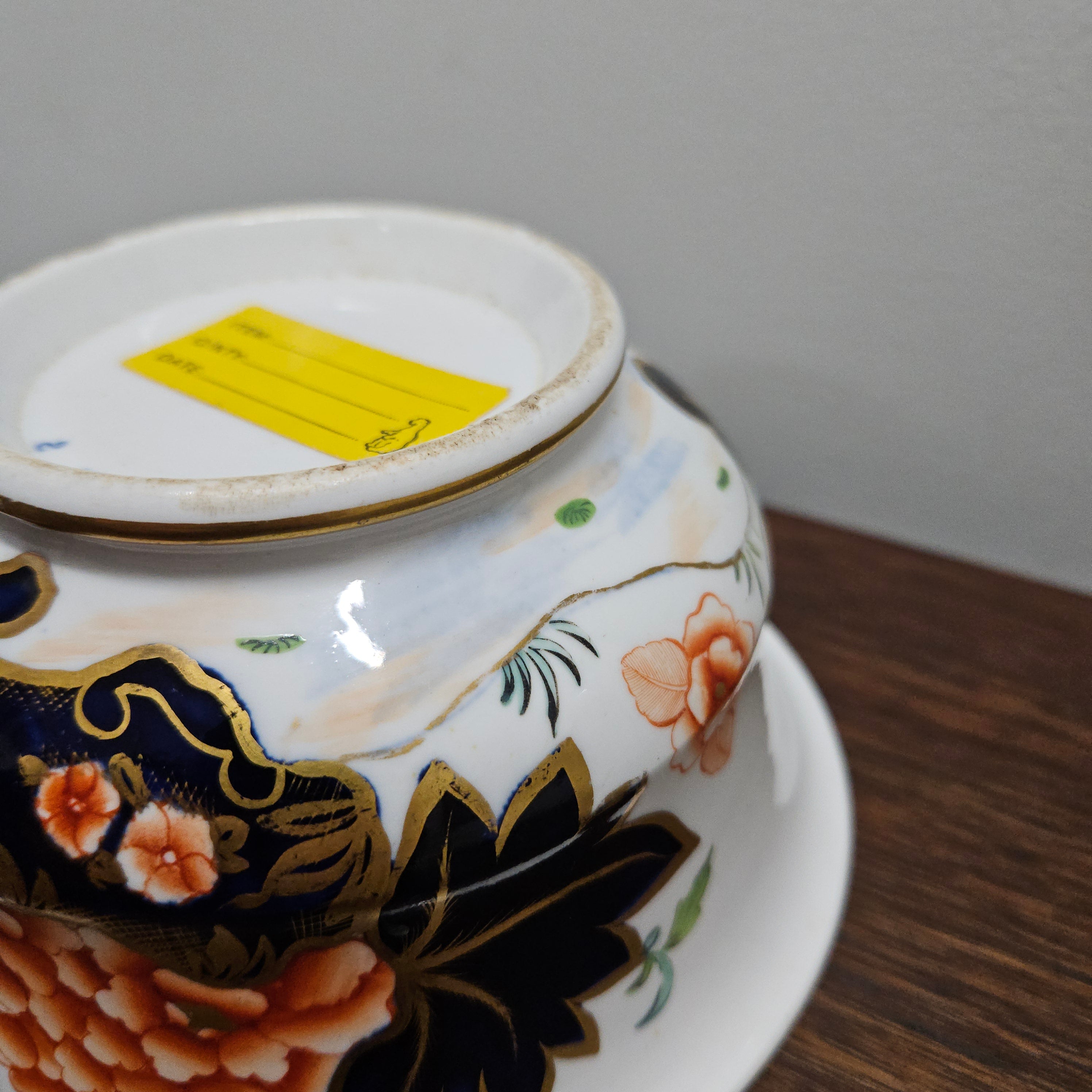 Early Victorian Gaudy Welsh Hand Painted Bowl | Antique & Vintage | Moonee Ponds Antiques | Australia Wide Delivery