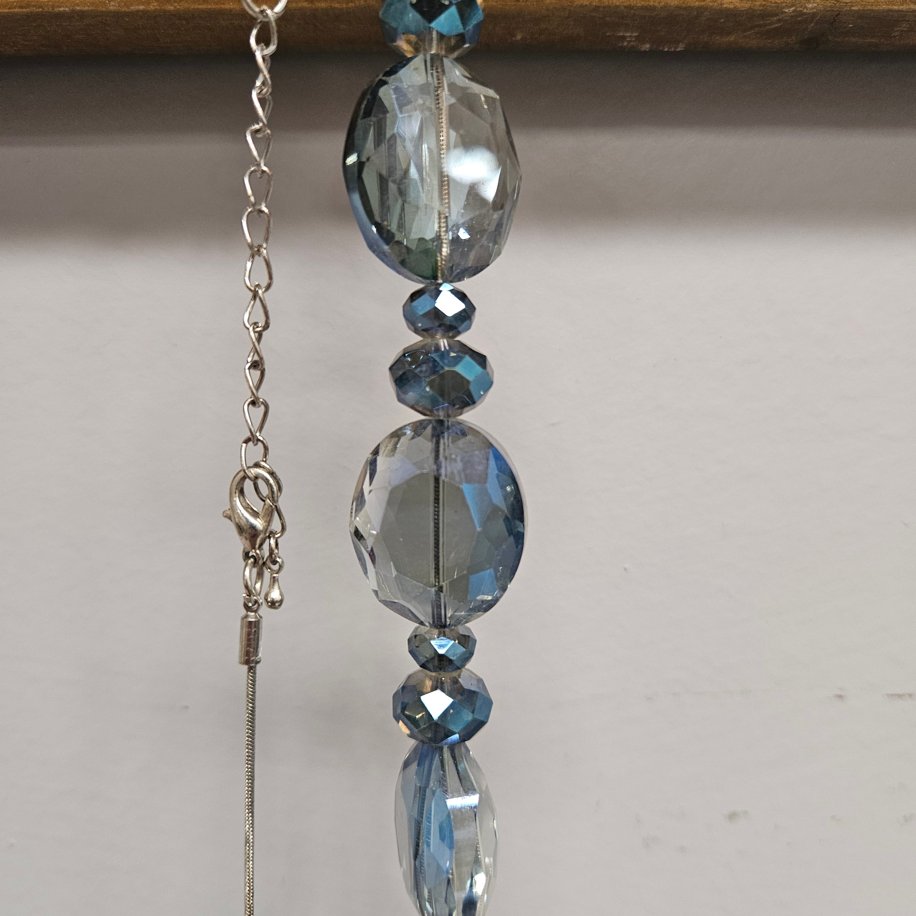 Vintage Blue Cut Crystal Bead Necklace | Antique & Vintage | Moonee Ponds Antiques | Australia Wide Delivery