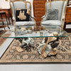Vintage Carved Giltwood, Painted Blackamoor Glass Topped Coffee Table | Antique & Vintage | Moonee Ponds Antiques | Australia Wide Delivery