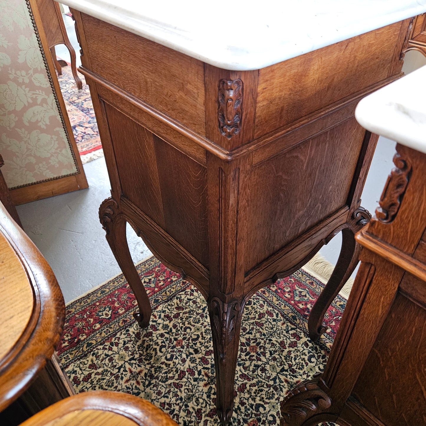 Louis XV Style Pair of Bedside Cabinets