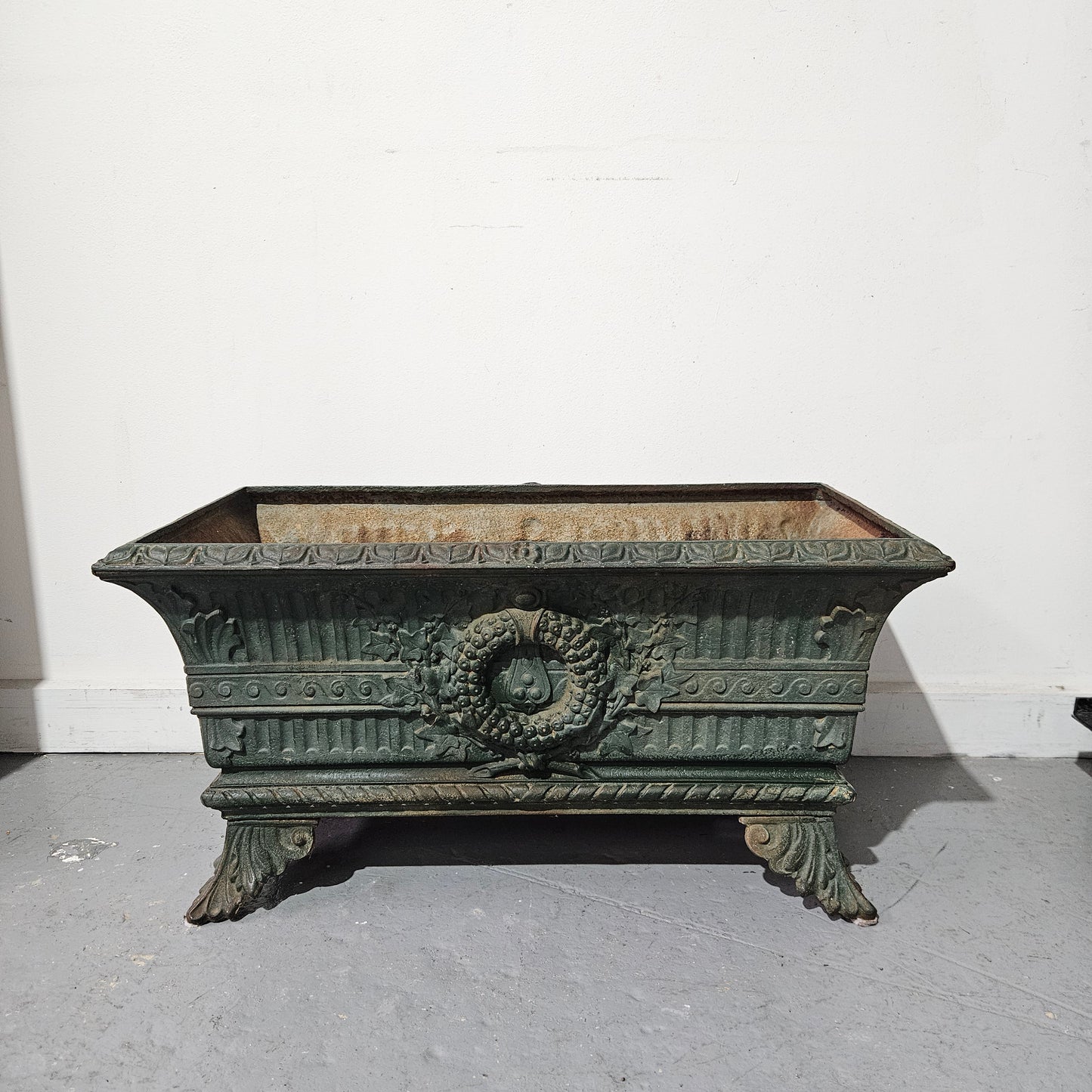 Antique 19th Century  French Cast Iron Planter