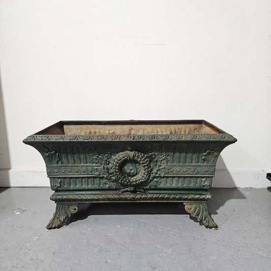 Antique 19th Century  French Cast Iron Planter