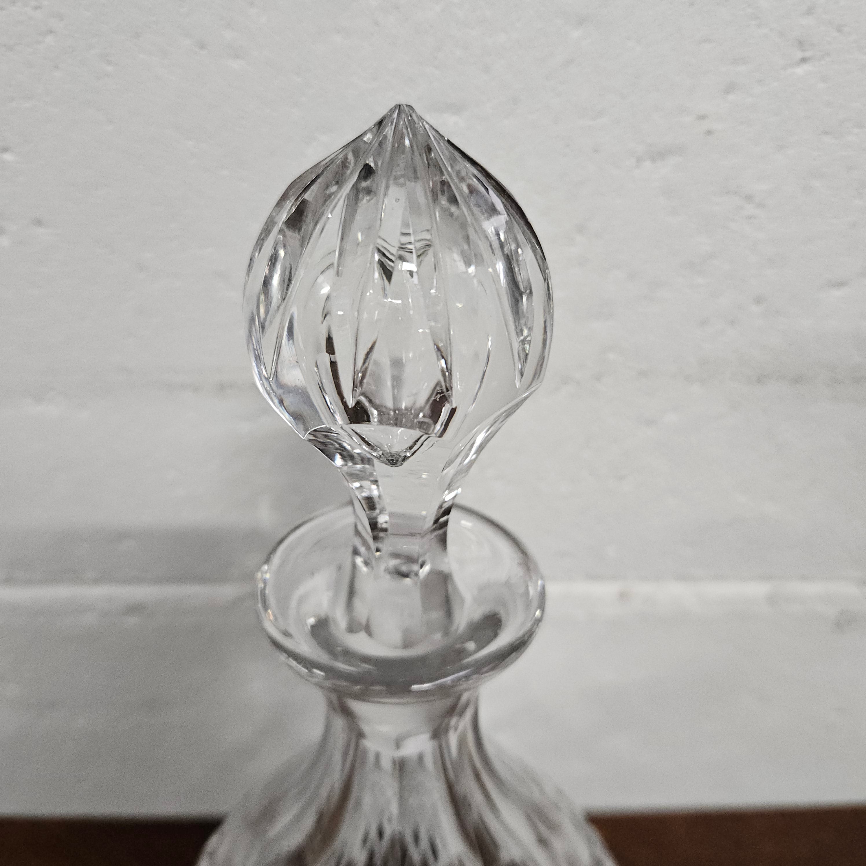 Cut Crystal Decanter with Stopper | Antique & Vintage | Moonee Ponds Antiques | Australia Wide Delivery