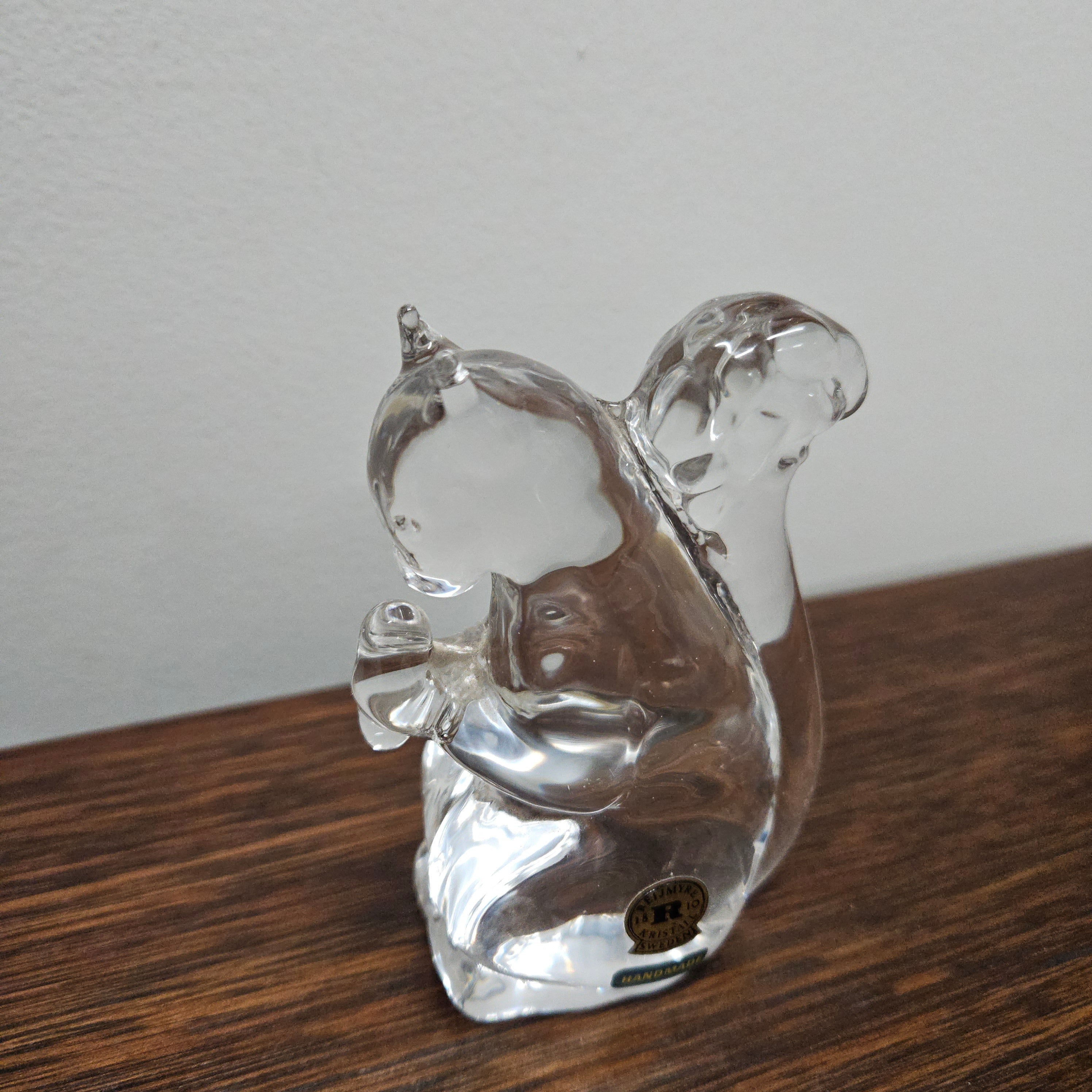 Reijmyre Kristal Sweden Glass Squirrel | Antique & Vintage | Moonee Ponds Antiques | Australia Wide Delivery