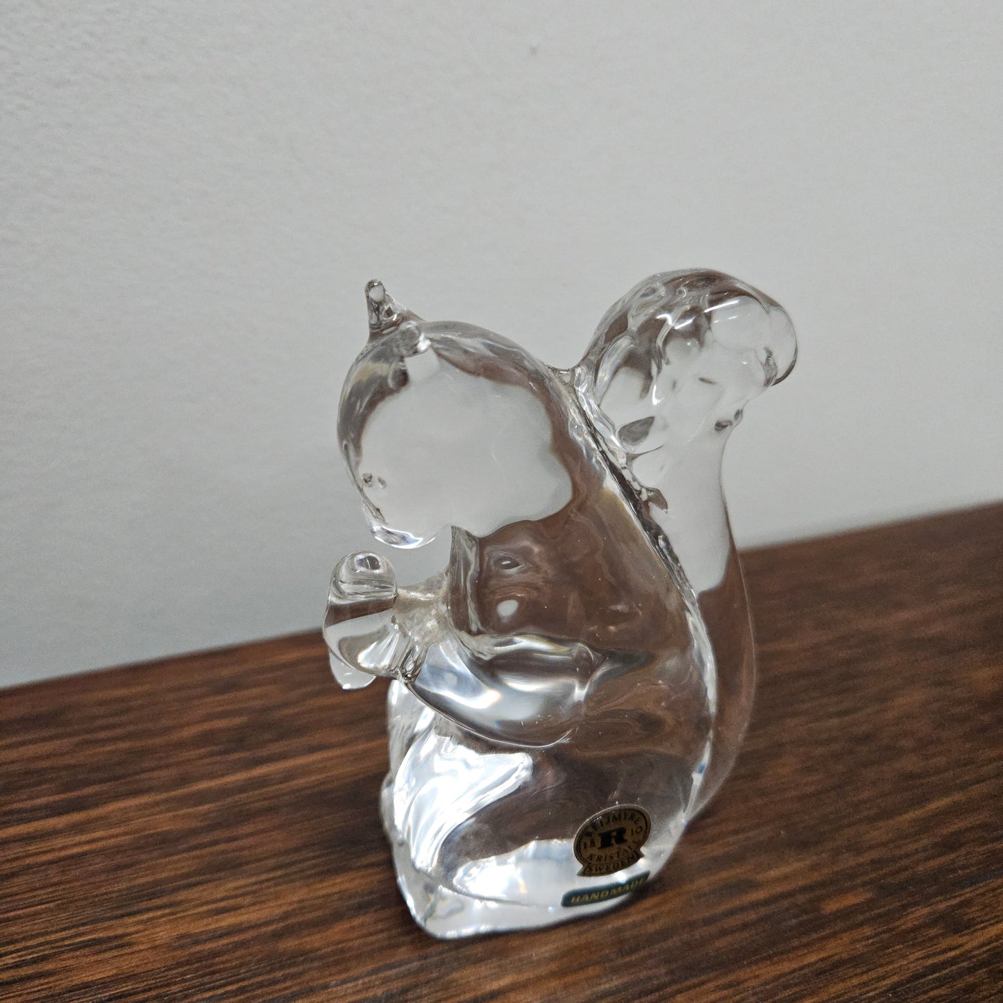 Reijmyre Kristal Sweden Glass Squirrel