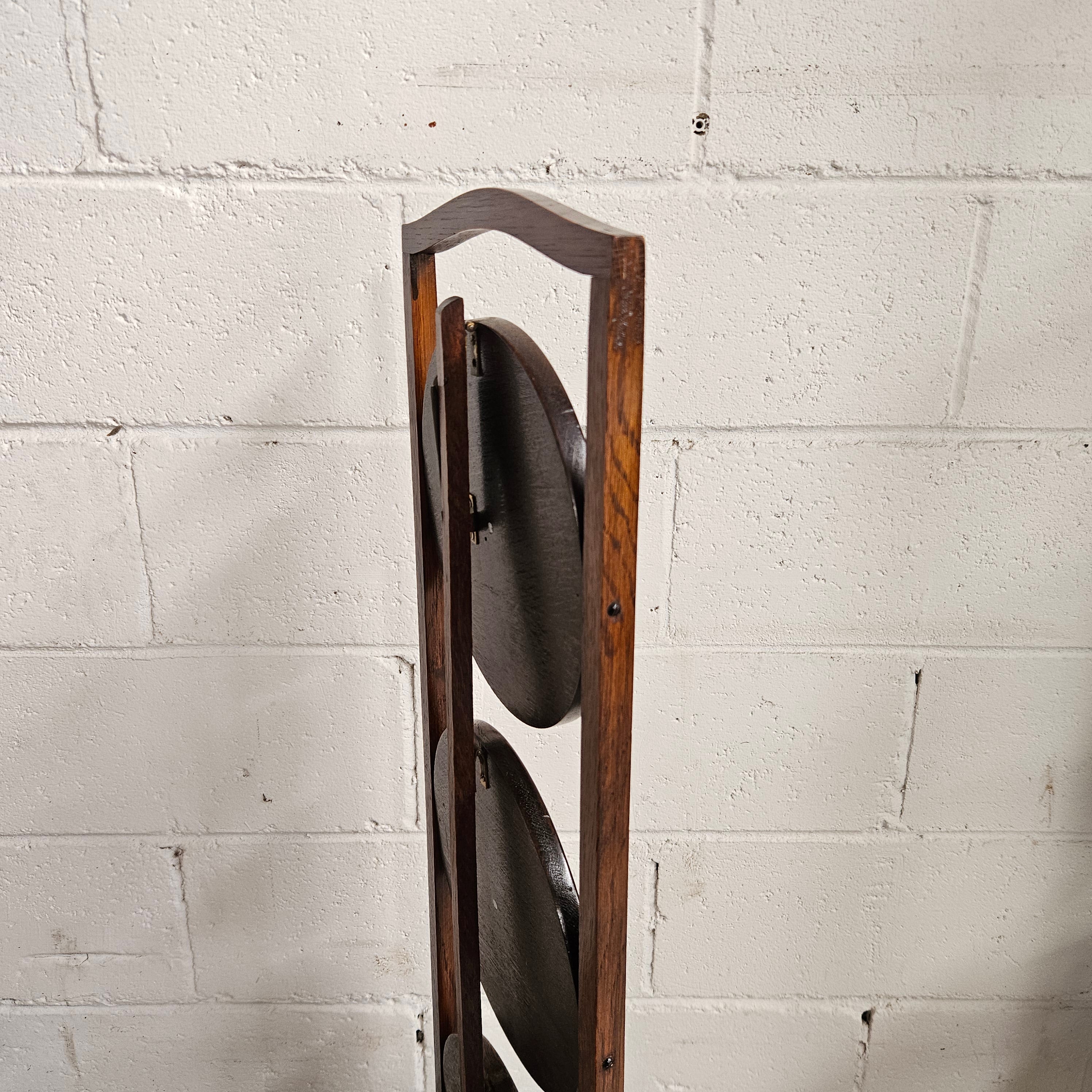 3 Tier Foldable Mahogany Cake Stand | Antique & Vintage | Moonee Ponds Antiques | Australia Wide Delivery