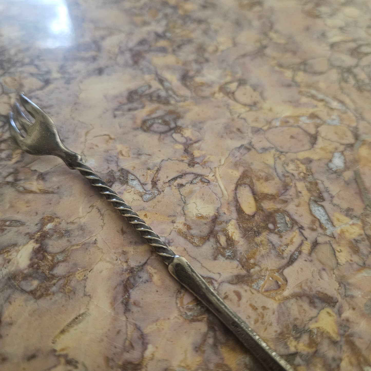 Vintage Silver Plated Pickle Fork