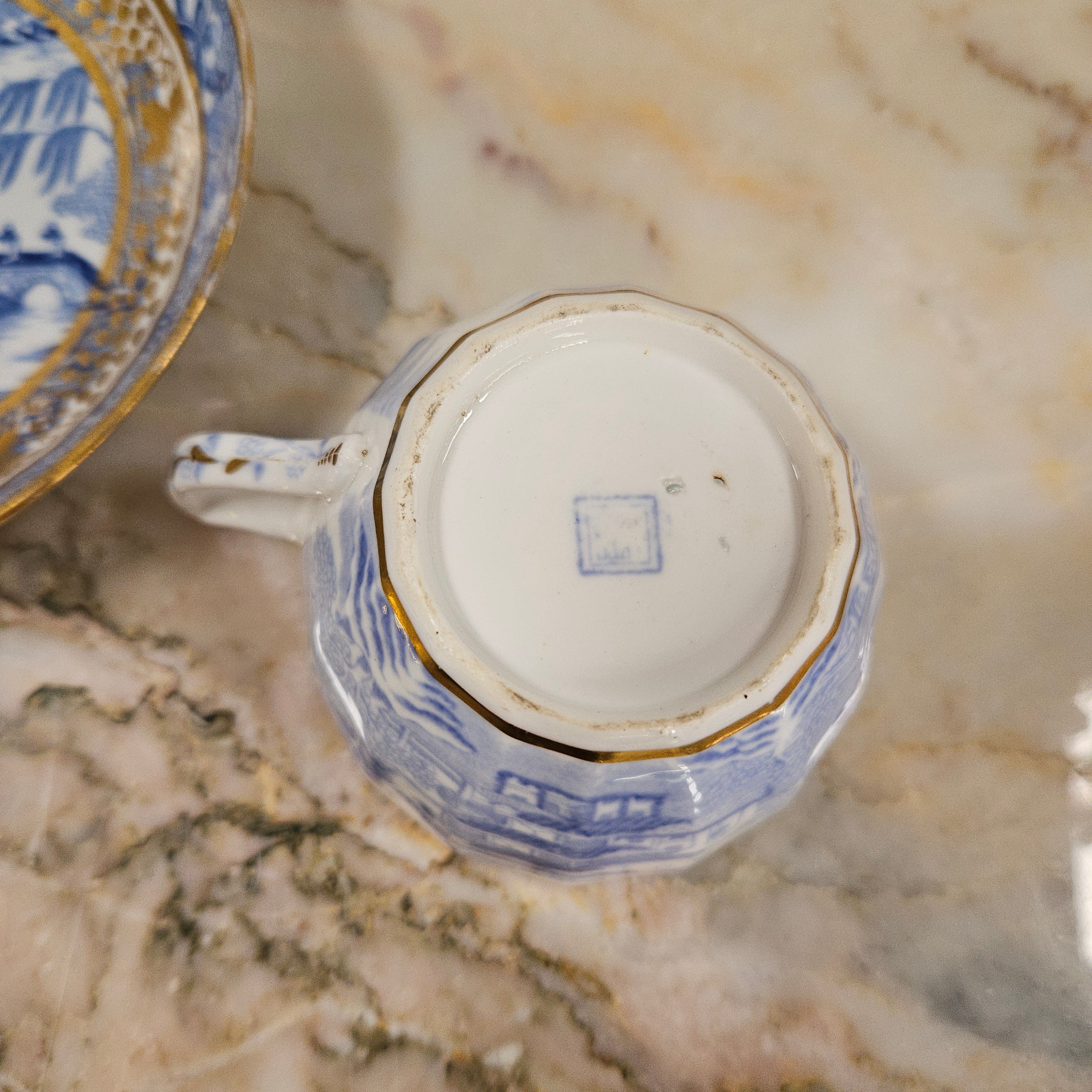 18th Century Worchester Cup & Saucer | Antique & Vintage | Moonee Ponds Antiques | Australia Wide Delivery