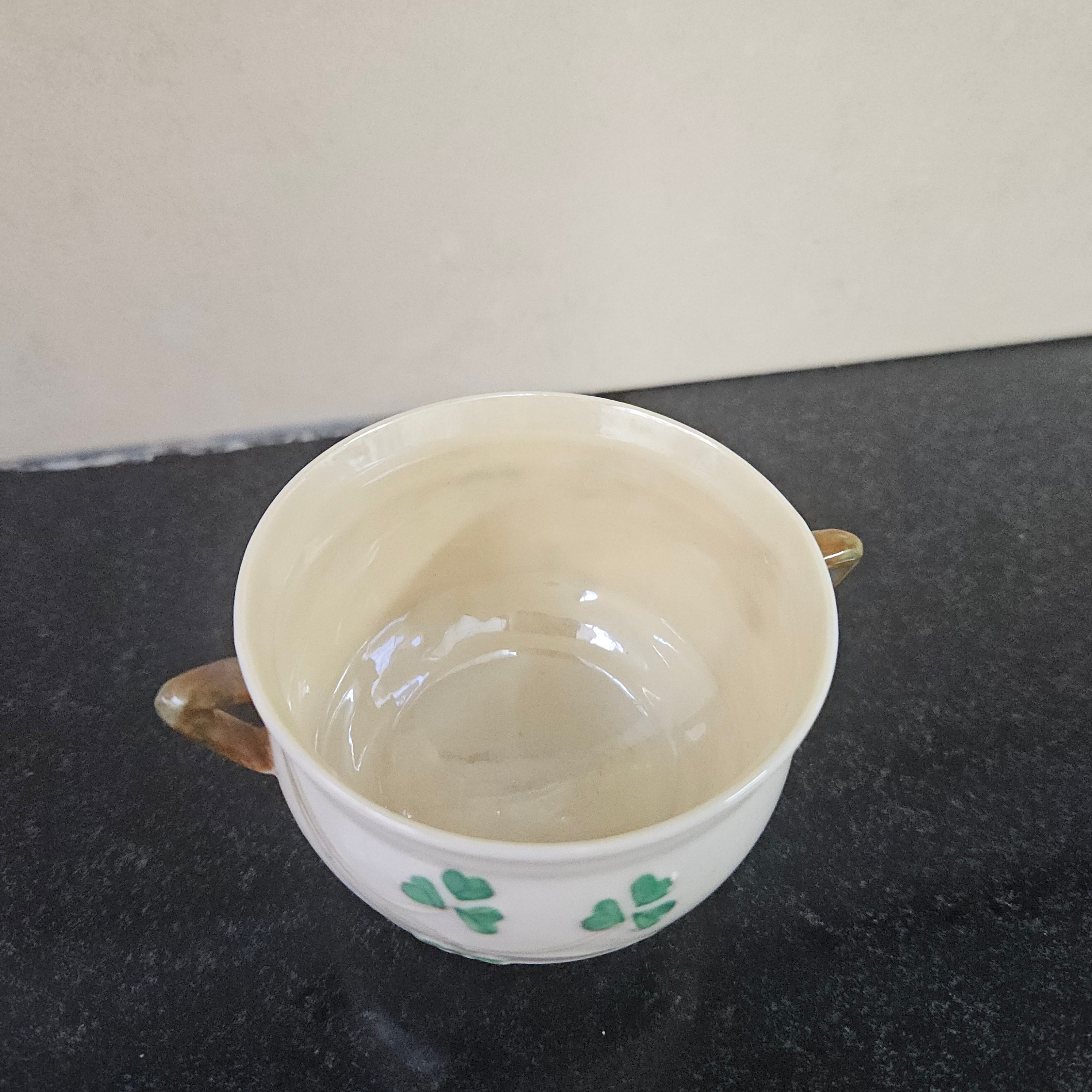 Belleek Small Cauldron Bowl | Antique & Vintage | Moonee Ponds Antiques | Australia Wide Delivery