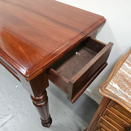 Victorian Console Table With Drawer