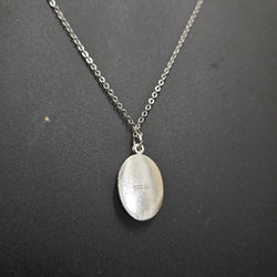 Sterling Silver Locket With Chain | Antique & Vintage | Moonee Ponds Antiques | Australia Wide Delivery